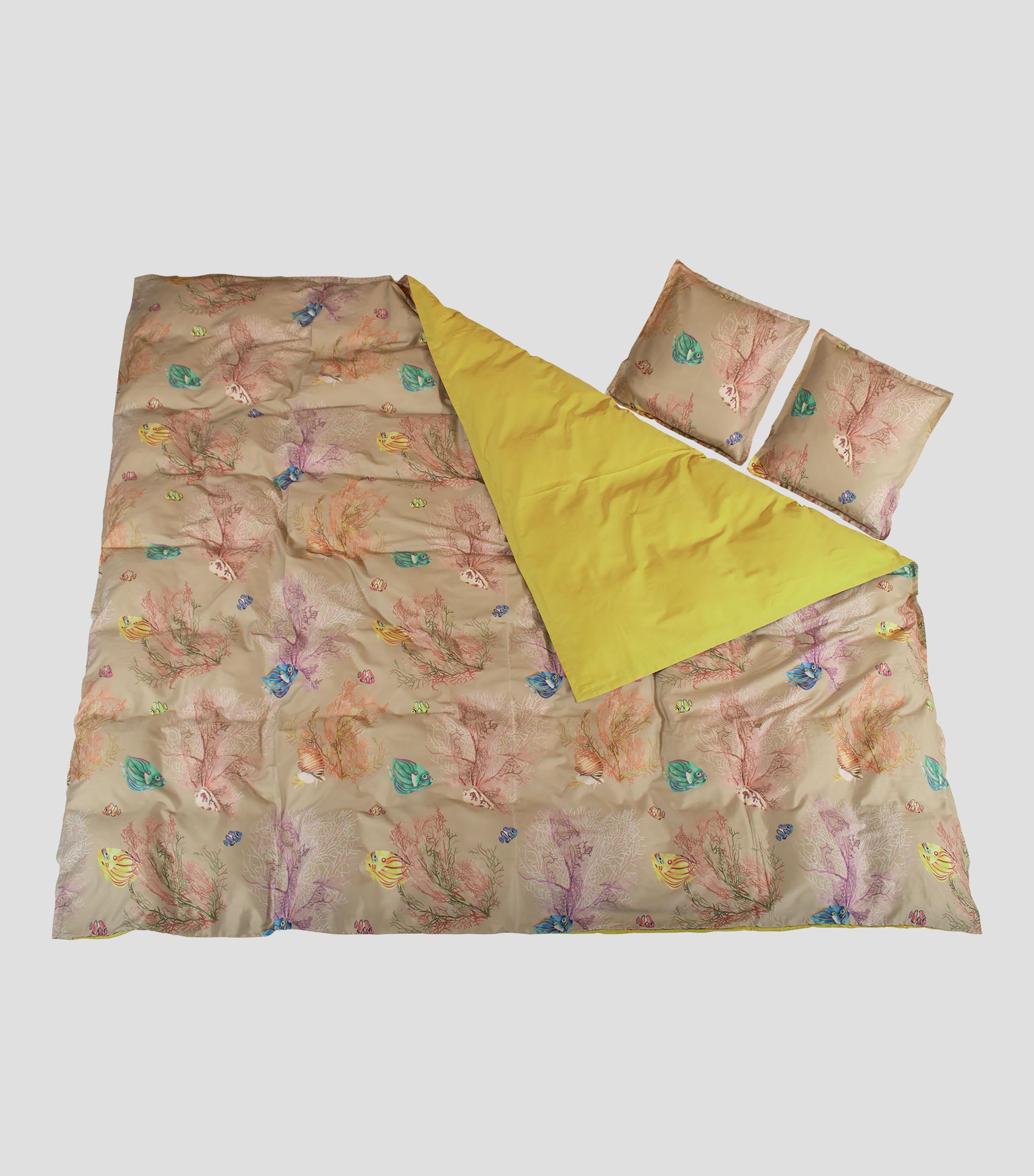 Juego para Duvet King Size de Algodon Reff