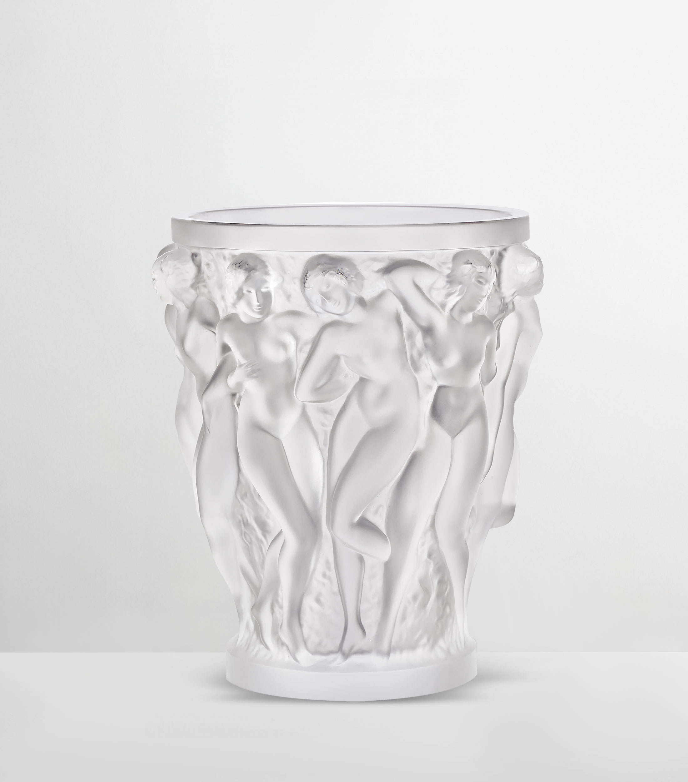 Jarrón Bacchantes en cristal