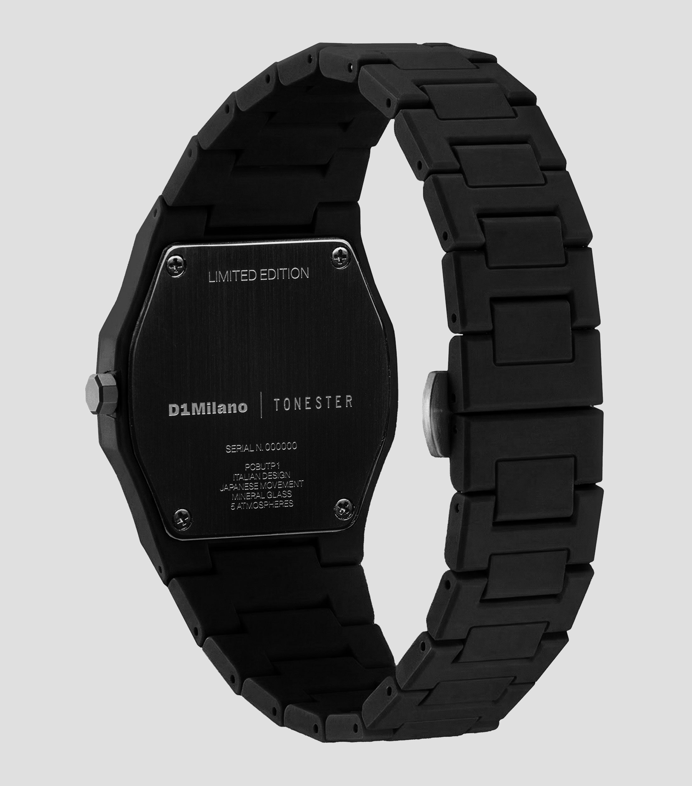 Reloj para Hombre Polycarbon Tonester Casual, Negro