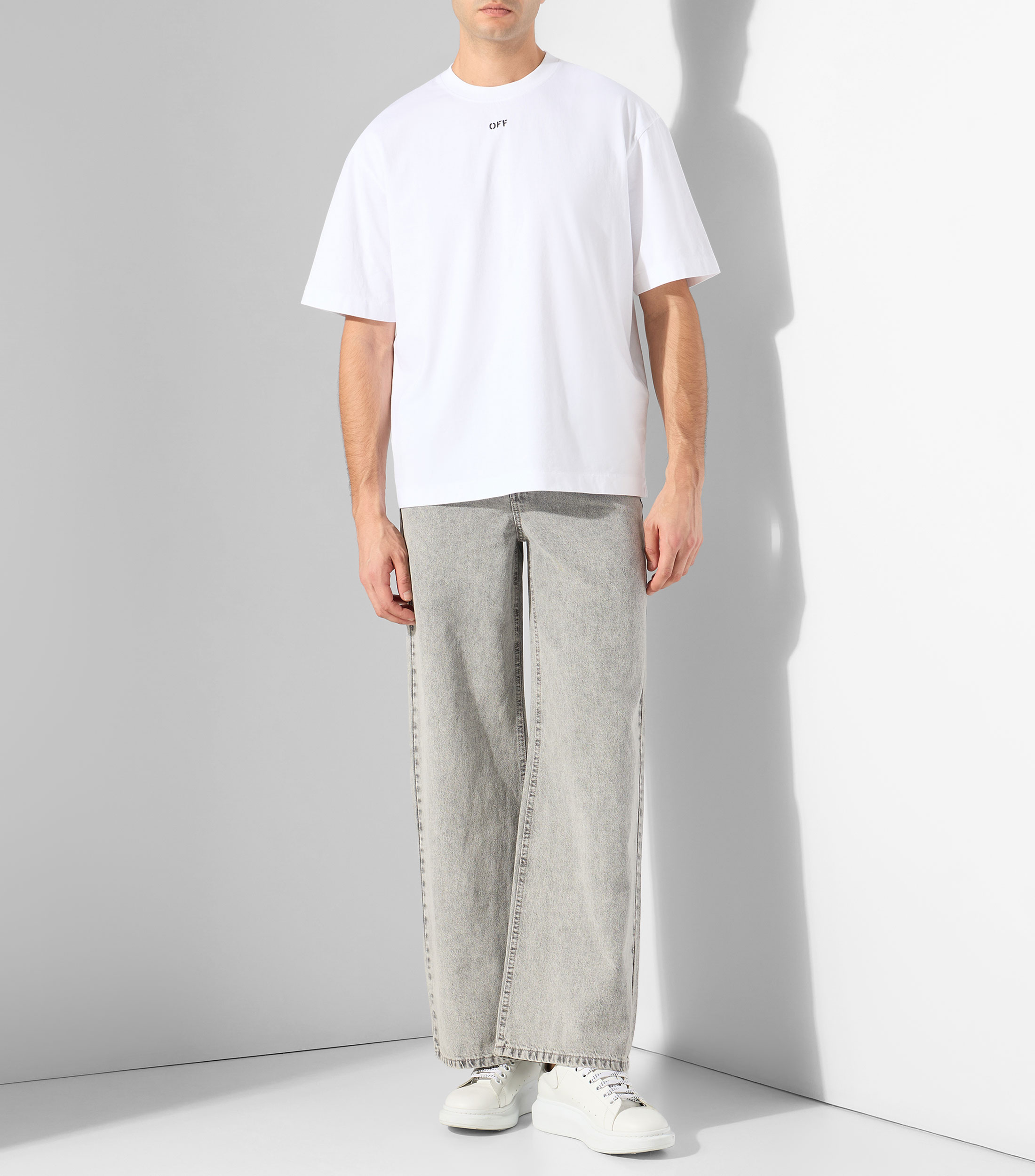 Playera cuello redondo manga corta lisa Hombre