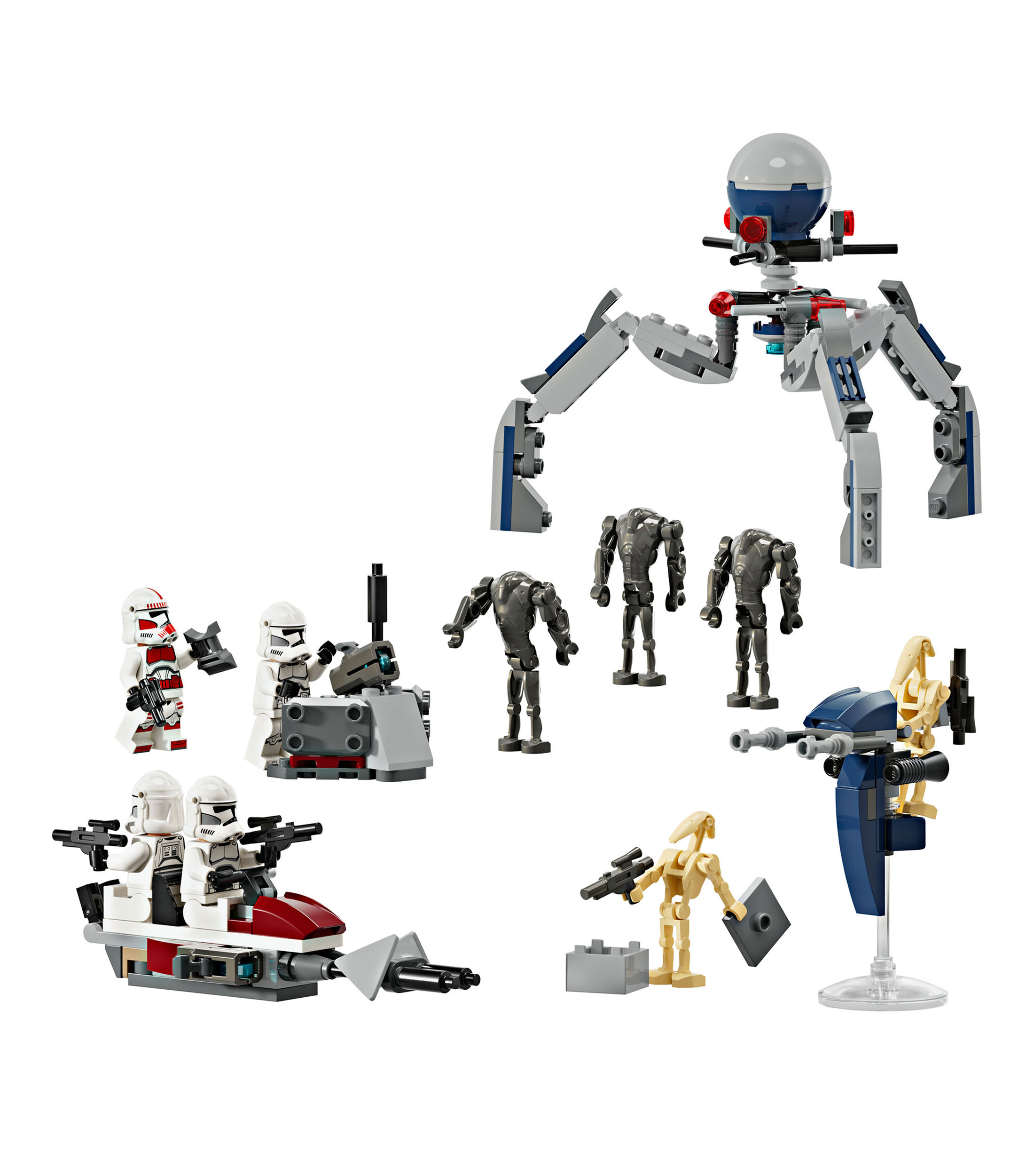 Lego Star Wars Clon Trooper y Droide de Batalla 75372