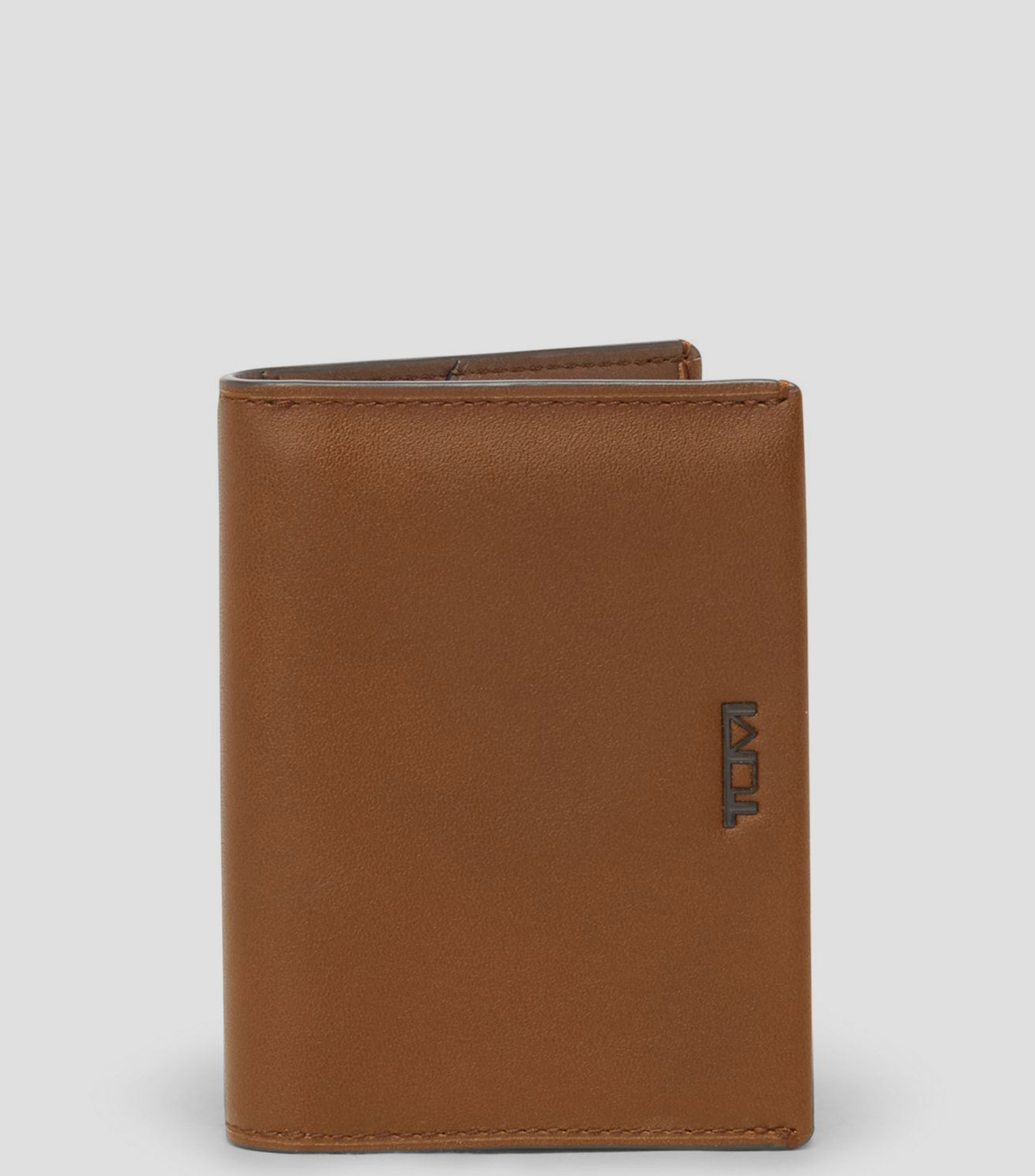 Cartera Trifold en piel Nassau SLG lisa Hombre
