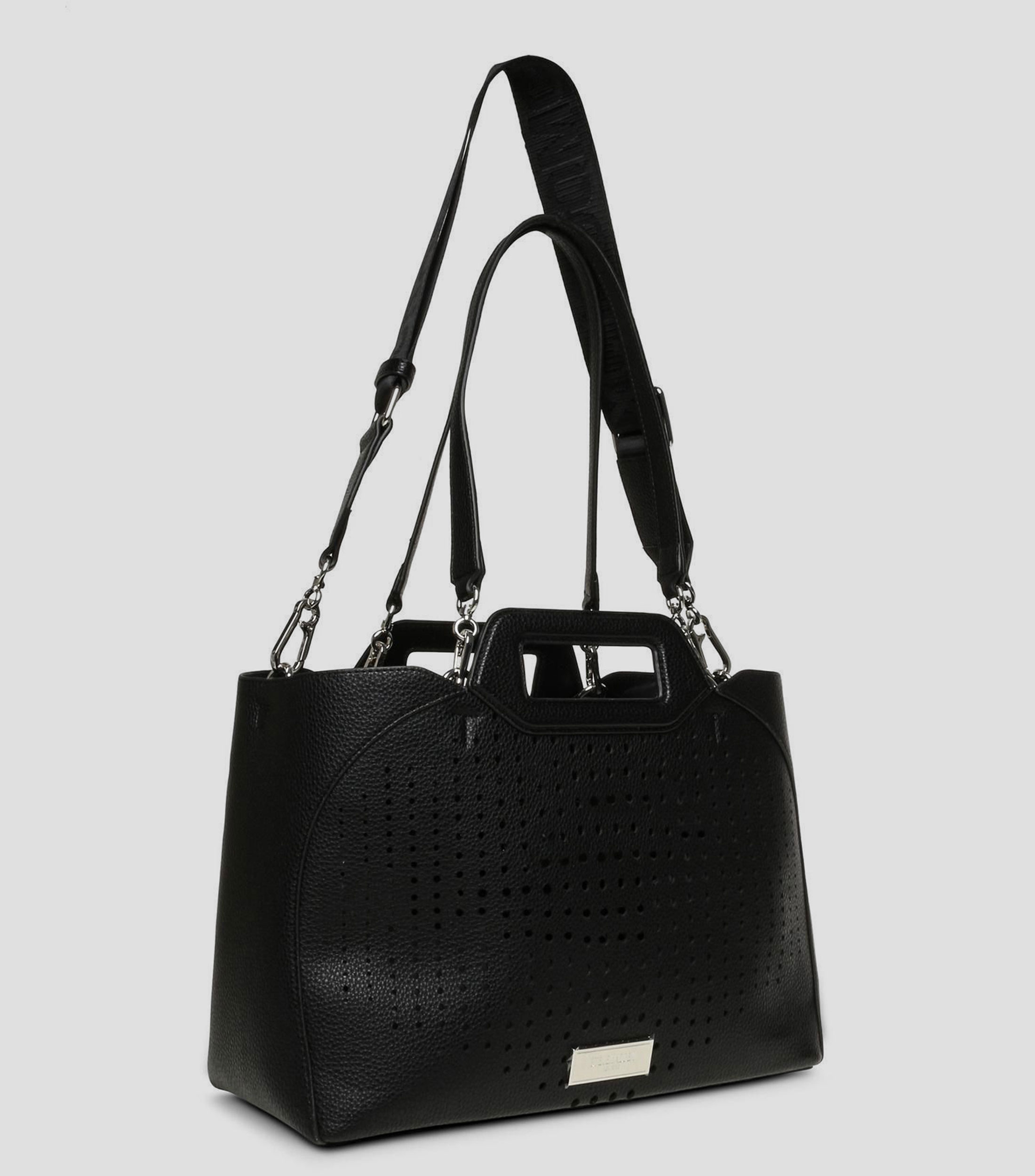 Bolsa tote negra Bsteele perforada Mujer