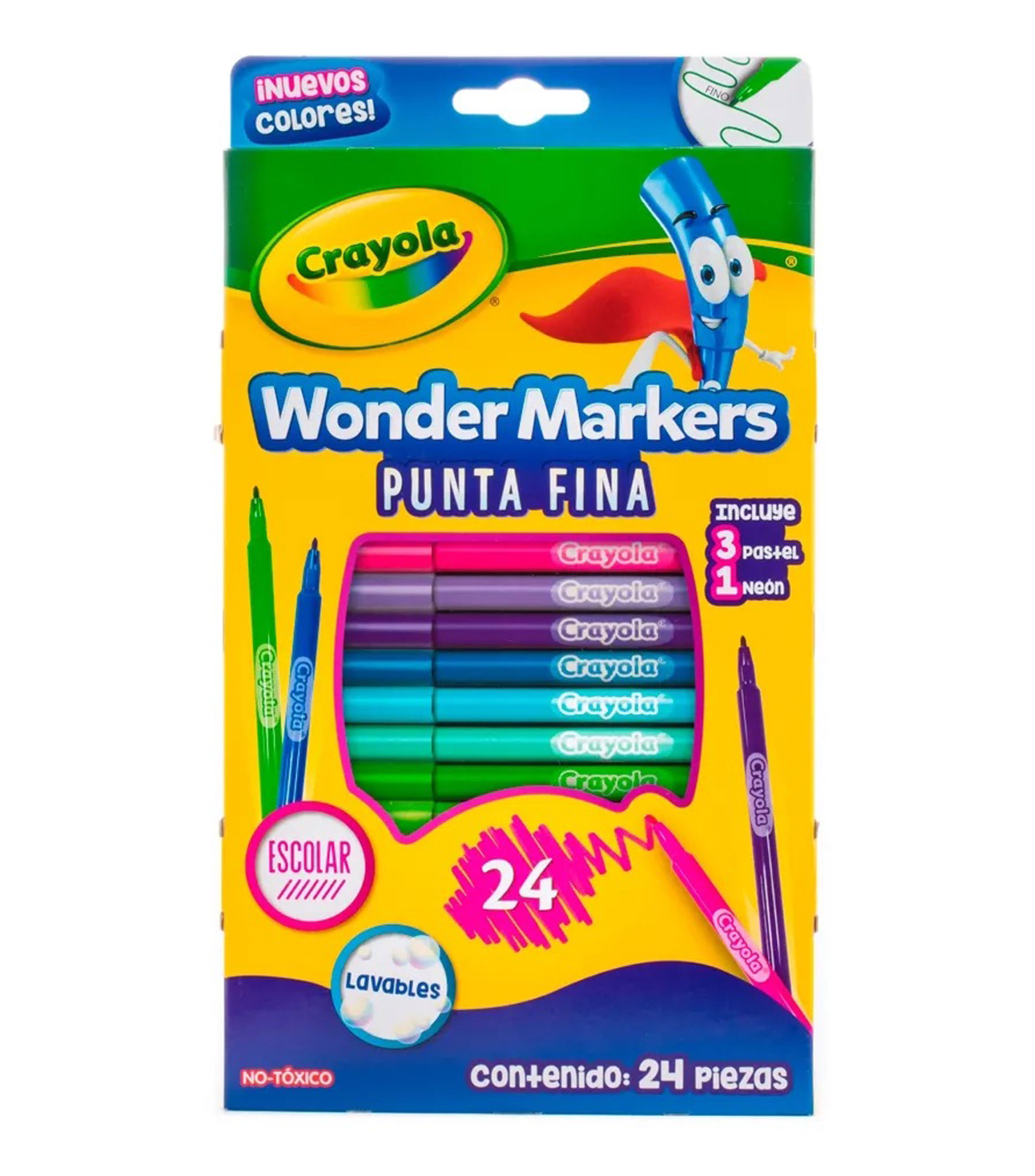 Set 24 plumones Wonder Markers