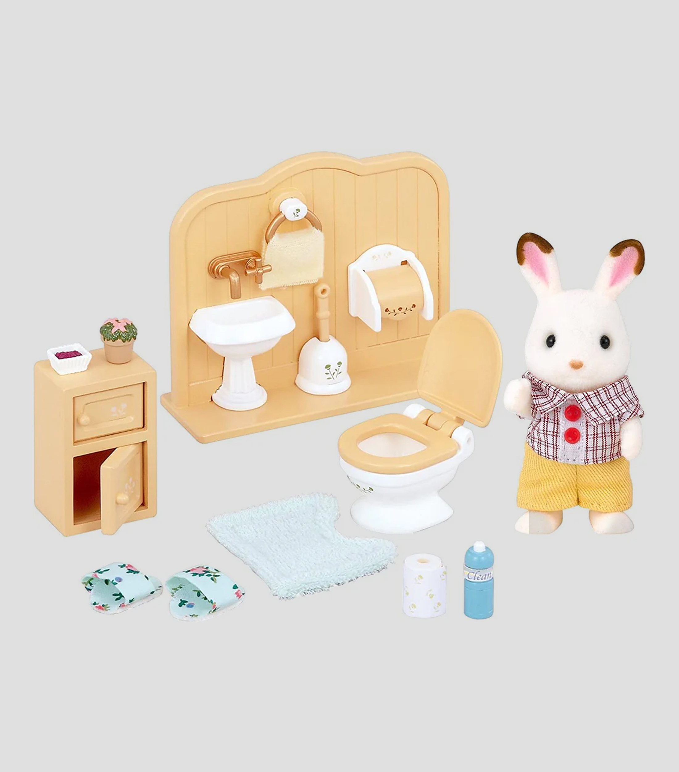 Set de Baño Coco Conejo Chocolate
