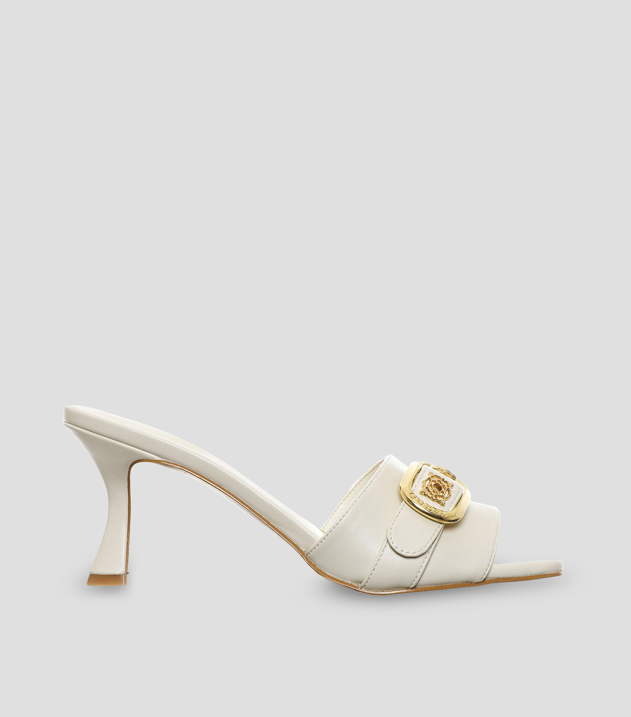 Sandalias con tacón medio delgado Mujer