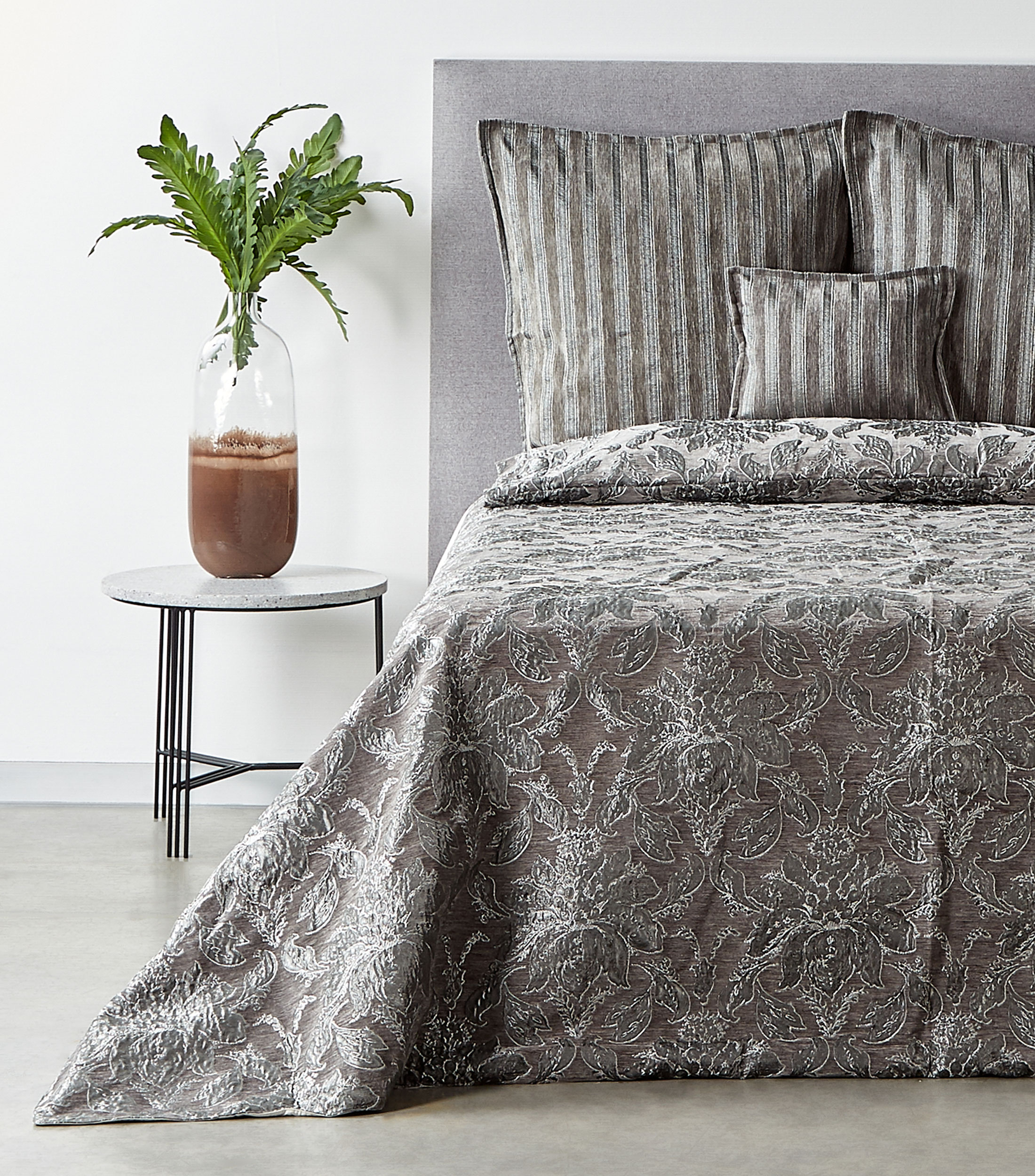 Set de funda para duvet King Size Delling Gris