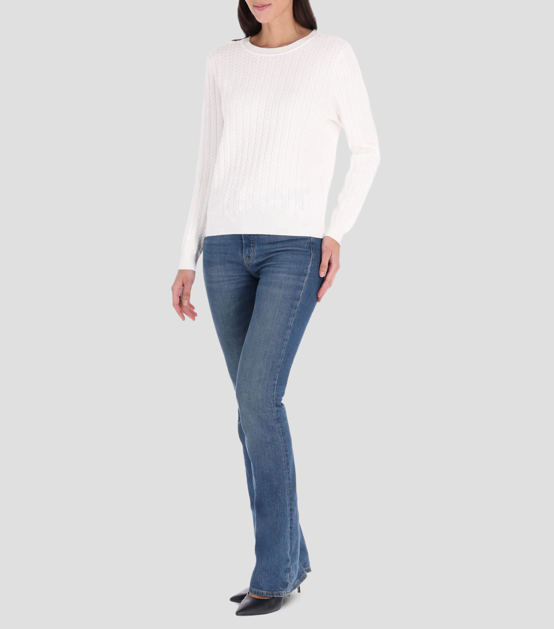 Suéter cuello redondo Mujer
