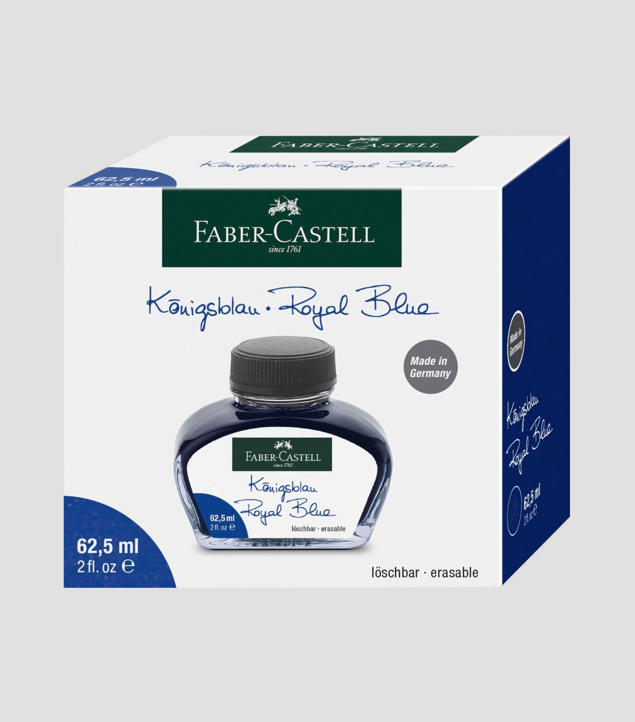 Frasco de tinta azul, 62.5 ml