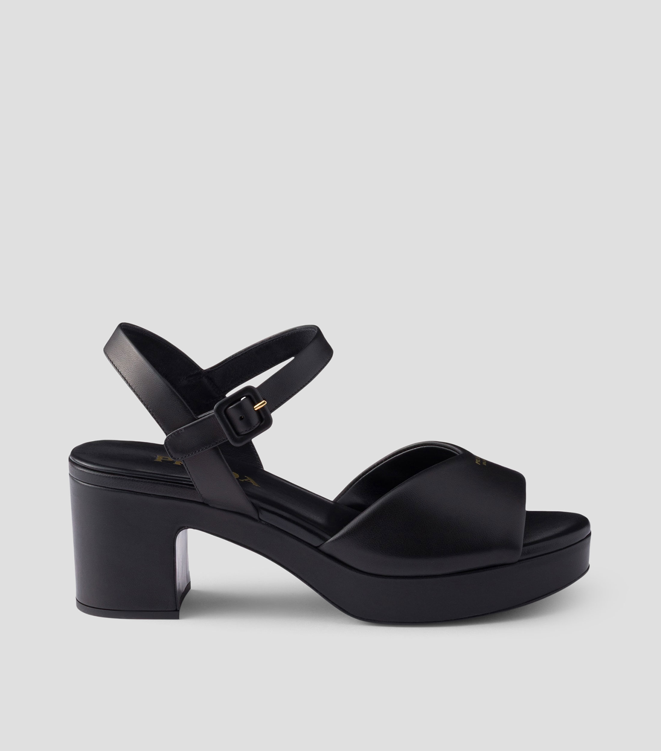 Sandalias con Tacón Ancho Mujer