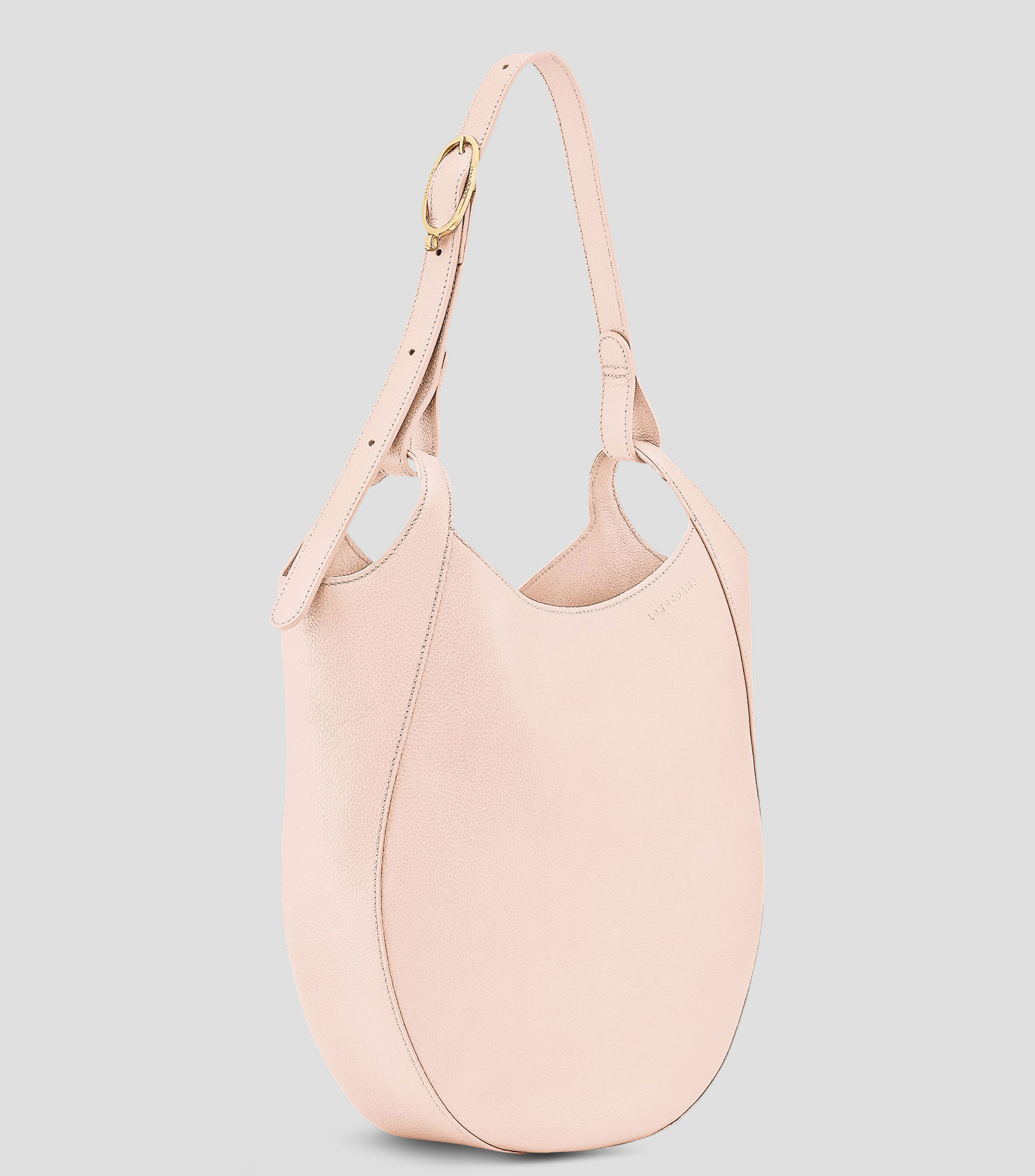 Bolsa Shoulder en cuero de vaqueta granulada Mujer