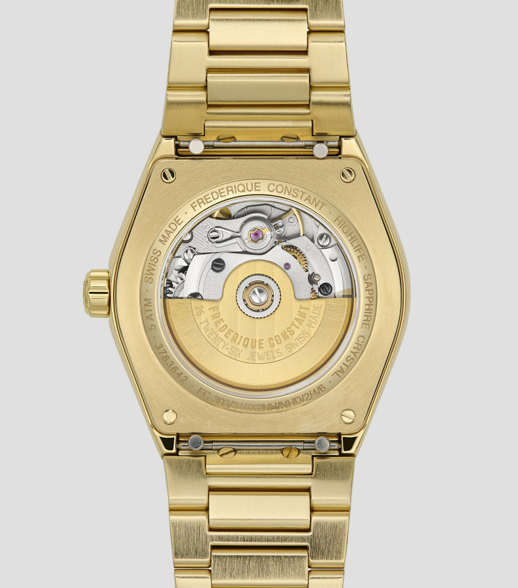 Reloj para Mujer Highlife Casual Blanco, Dorado