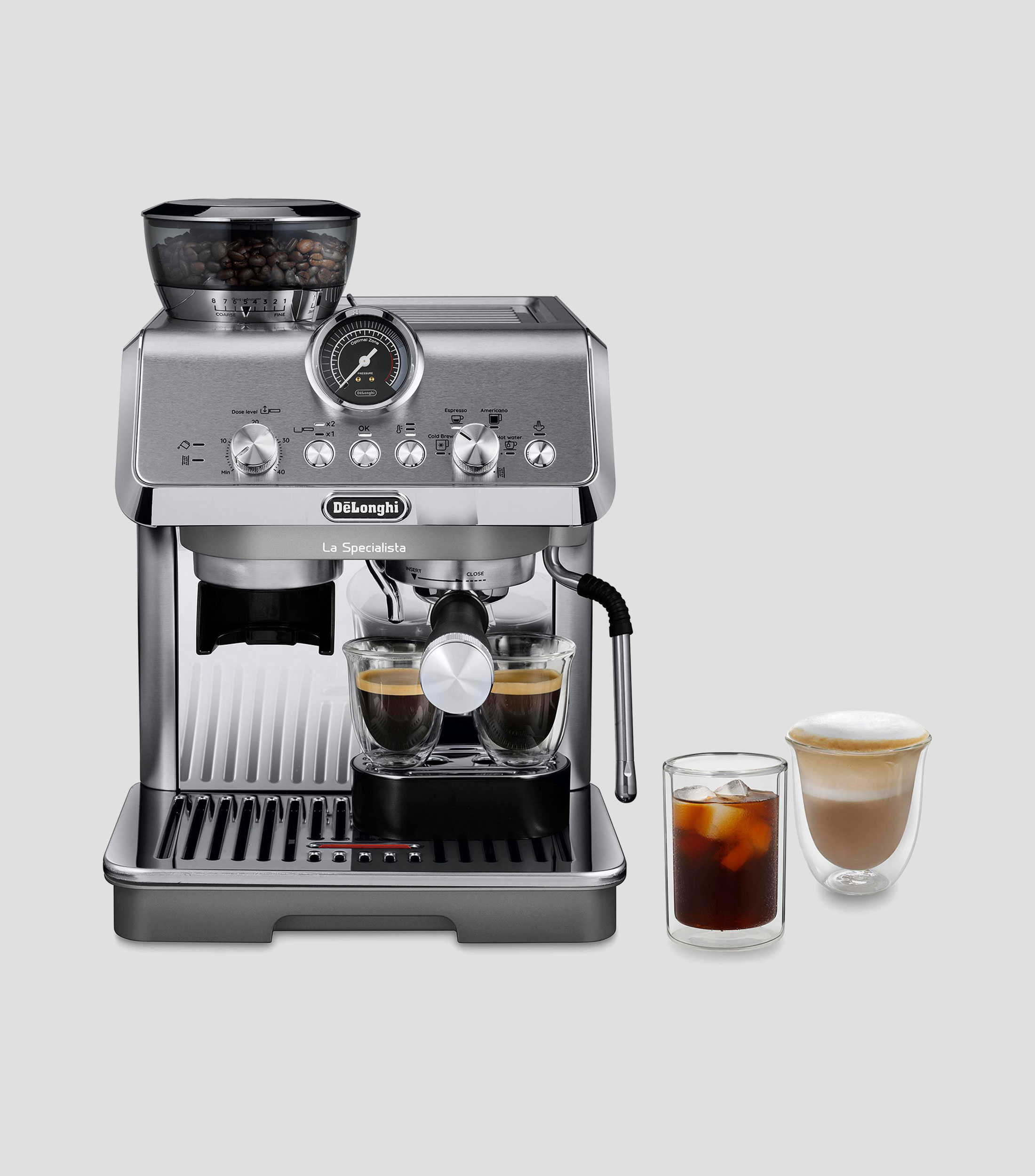 Cafetera La Specialista Arte Evo en acero inoxidable