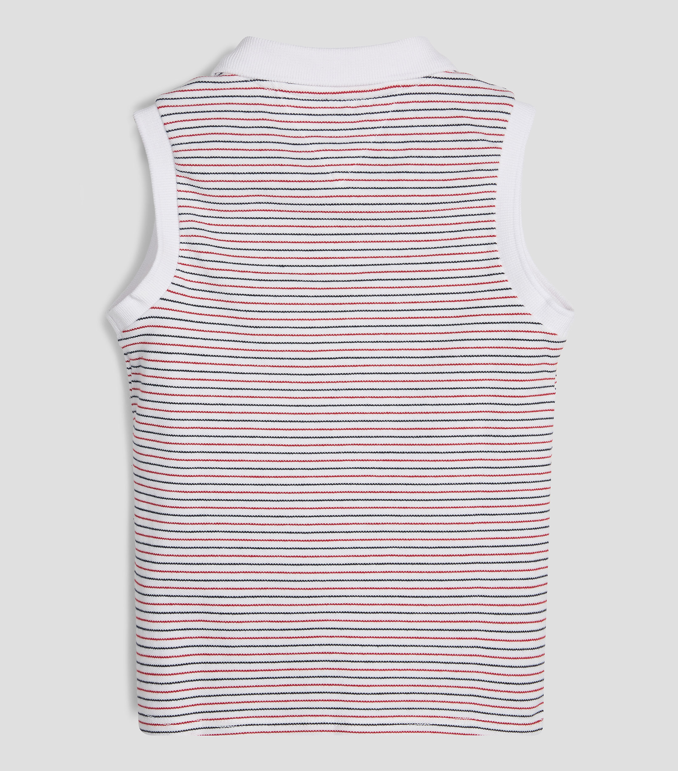 Playera tipo polo sin mangas Niña