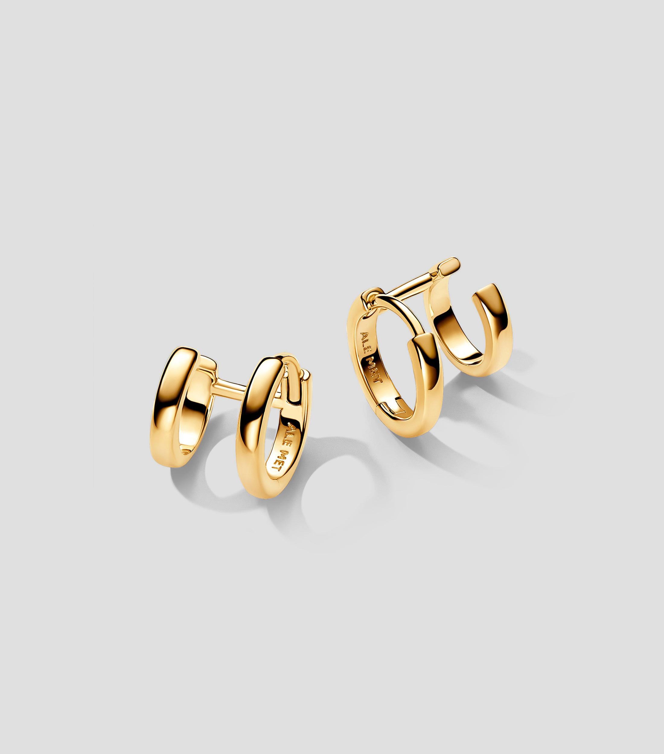 Aretes dobles Mujer