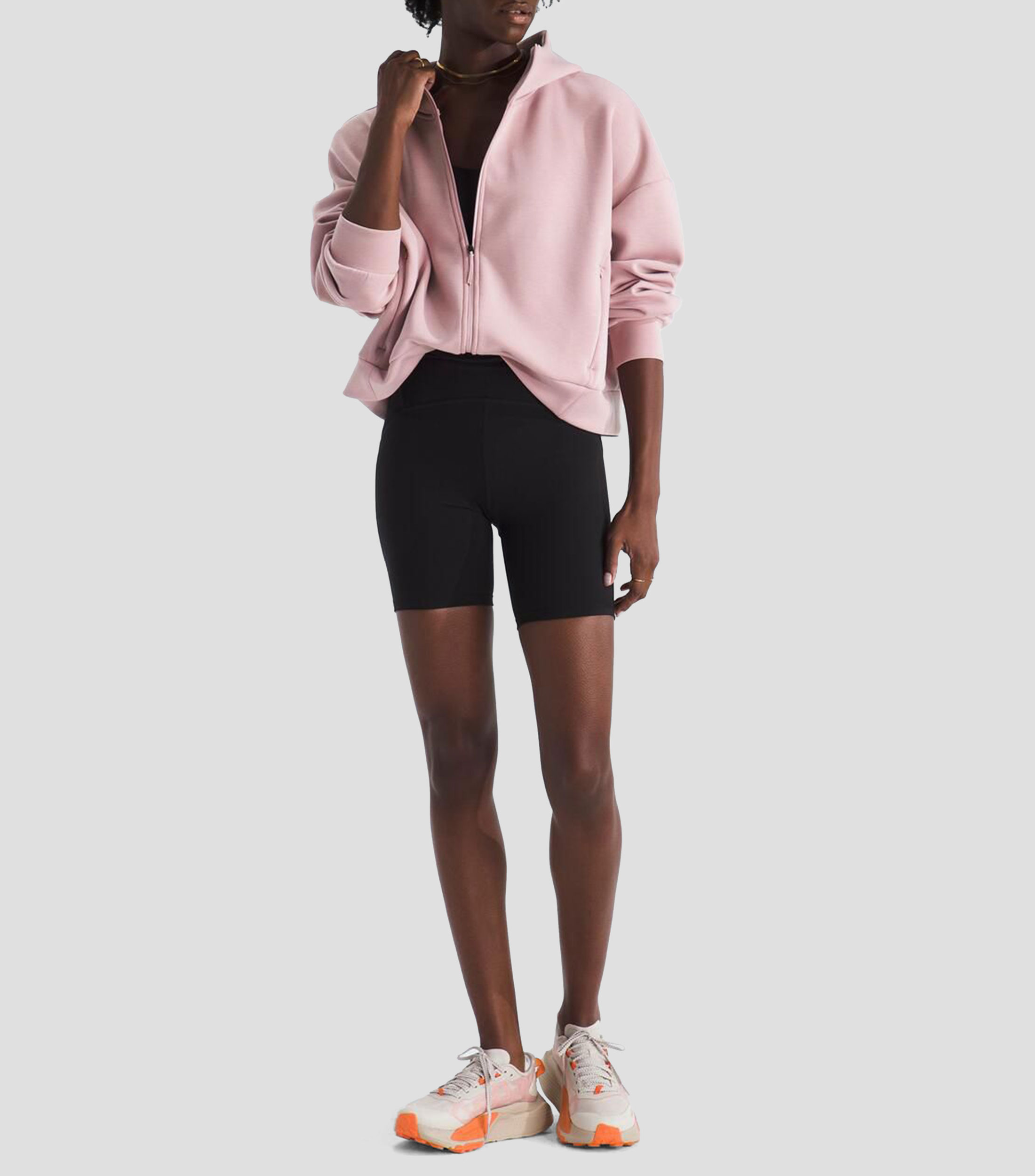 Sudadera con cierre y capucha Jaida Mujer