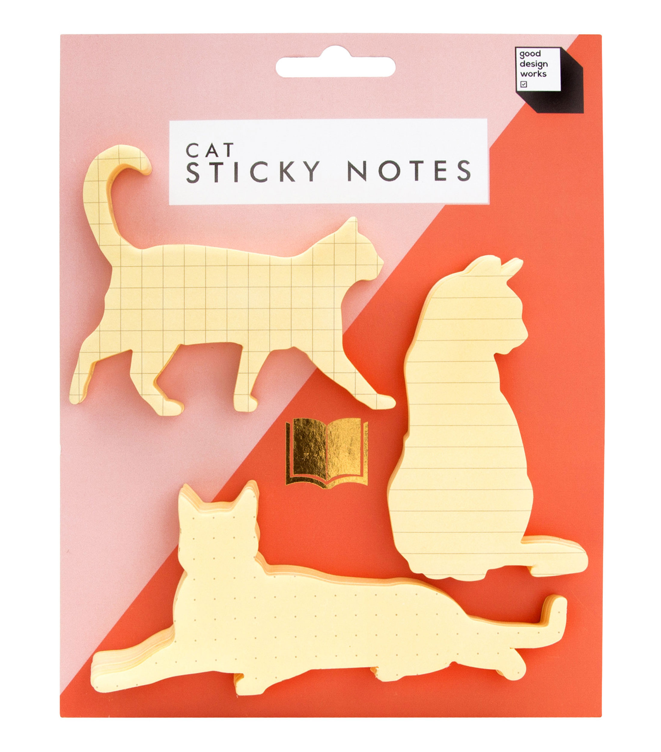 750 Hojas De Notas Adhesivas En Forma De Gato, 5 Estilos De