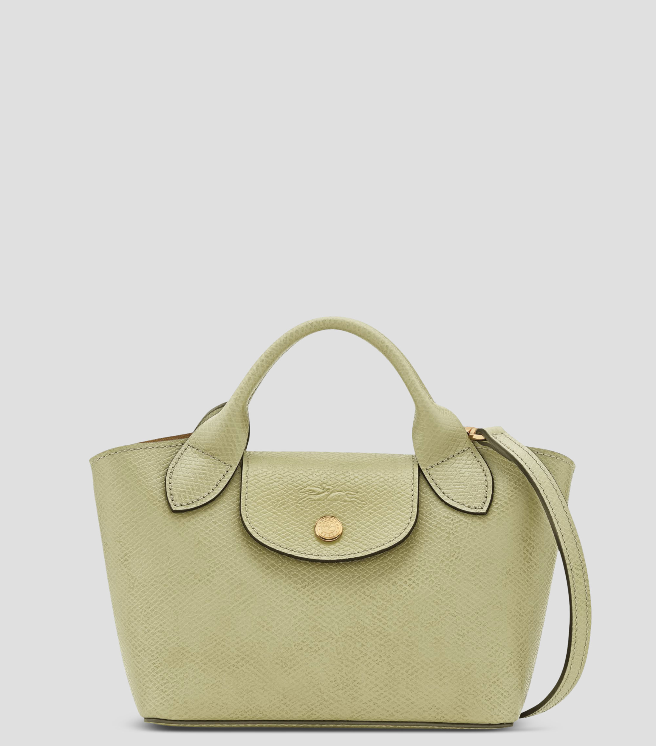 Bolsa crossbody de cuero Epure XS lisa Mujer