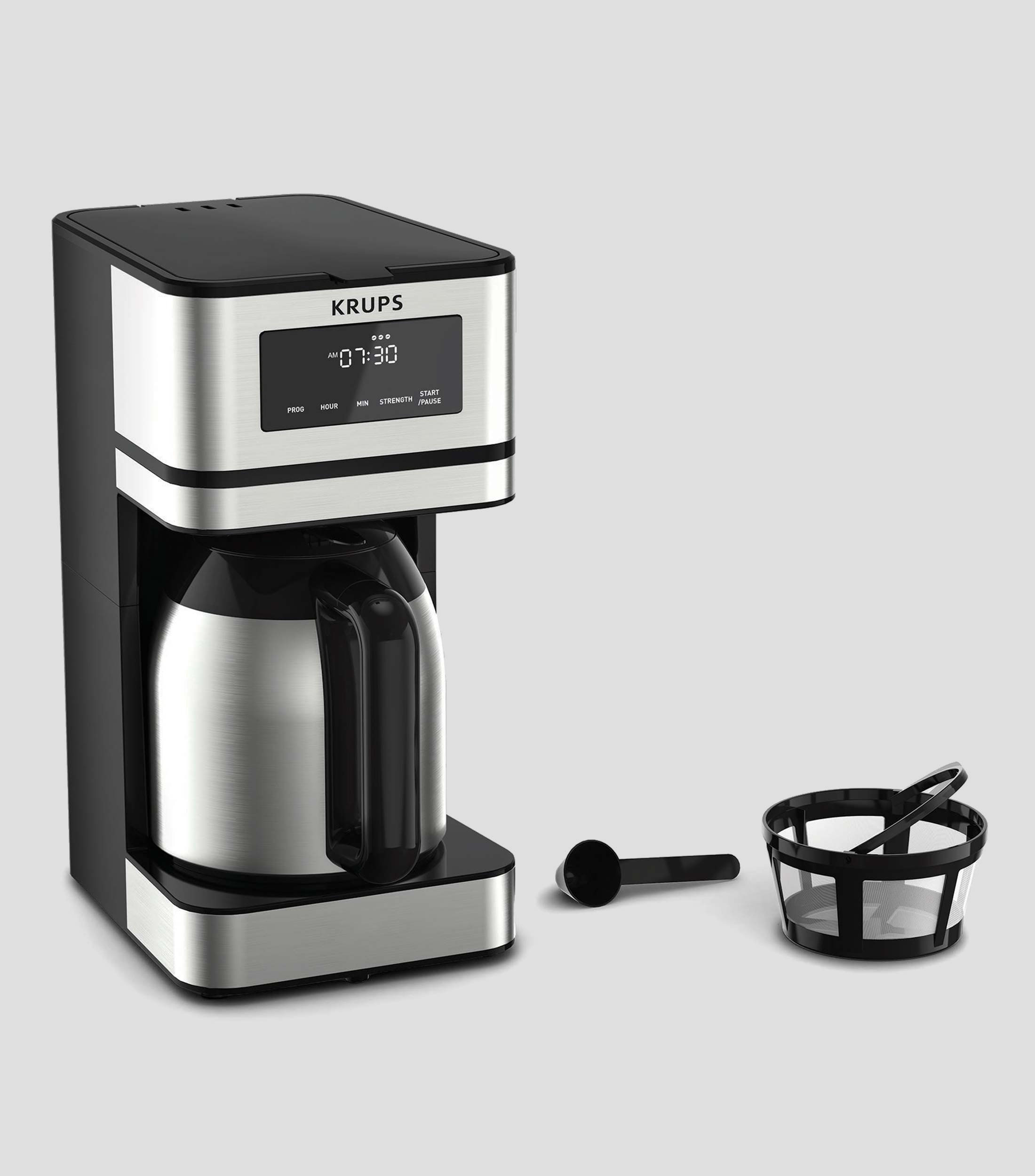 Cafetera Automática Simply Brew para 12 tazas en acero inoxidable