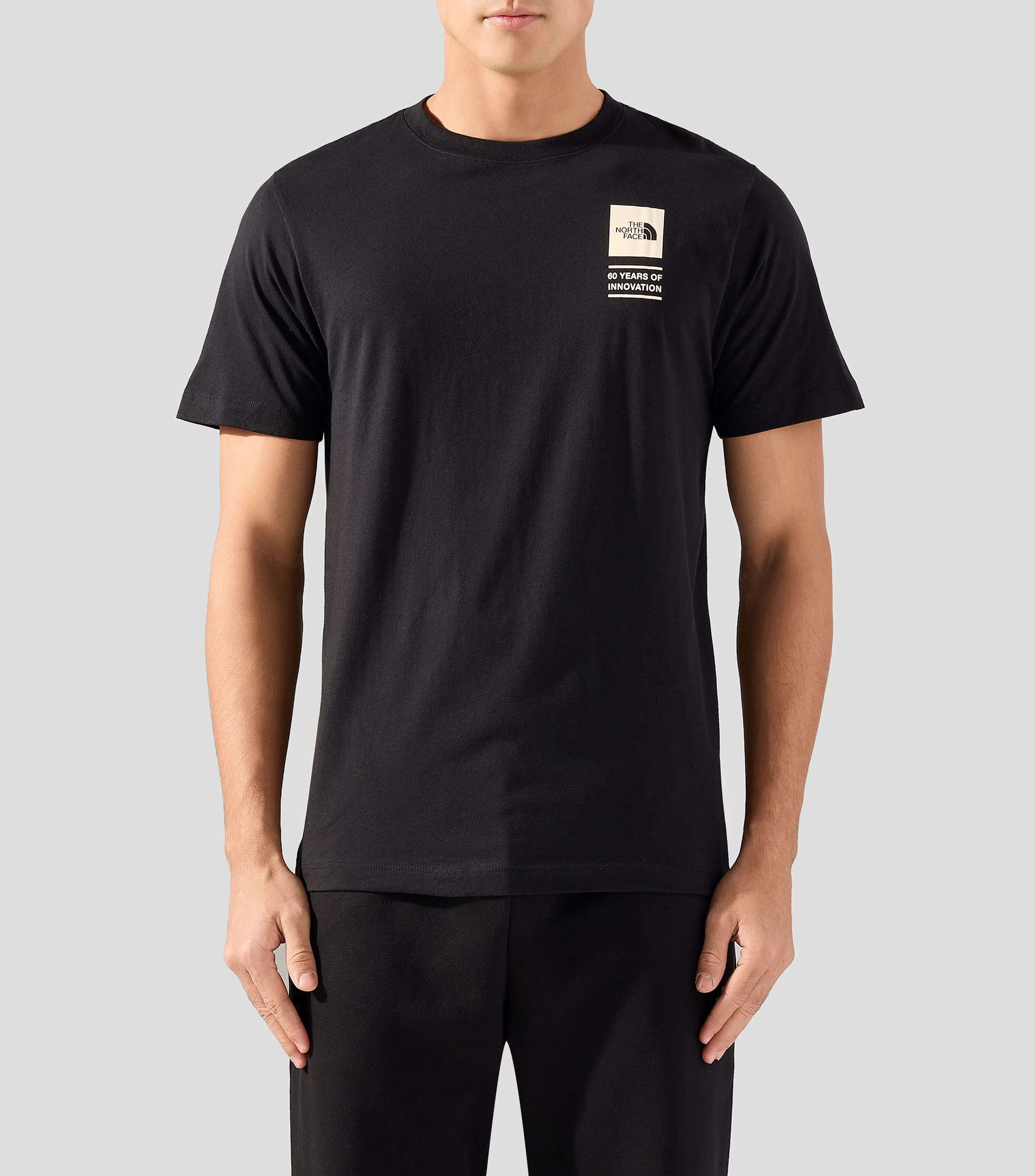 Playera cuello redondo manga corta estampada Hombre