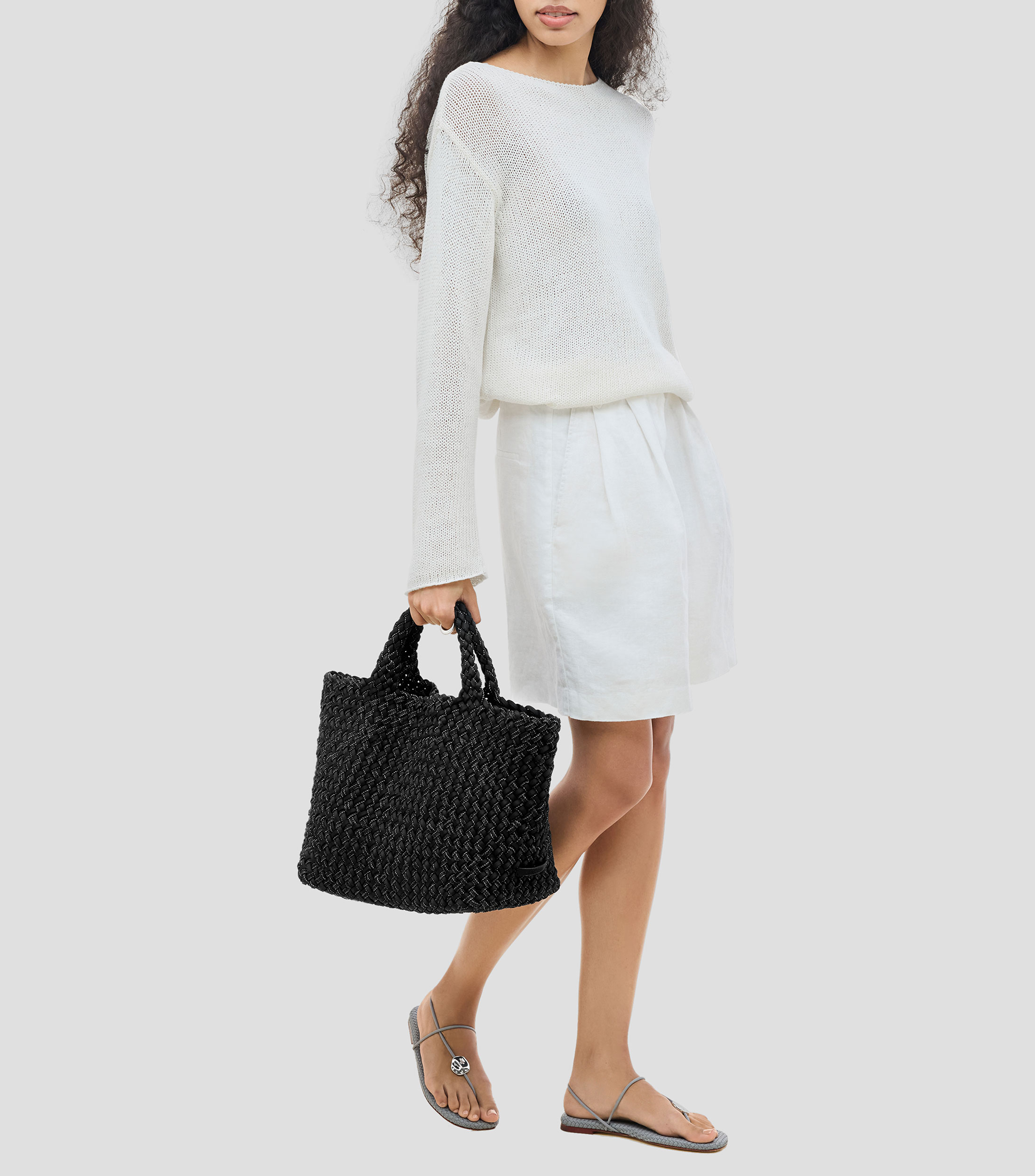 Bolsa tote verde St. Barths lisa Mujer