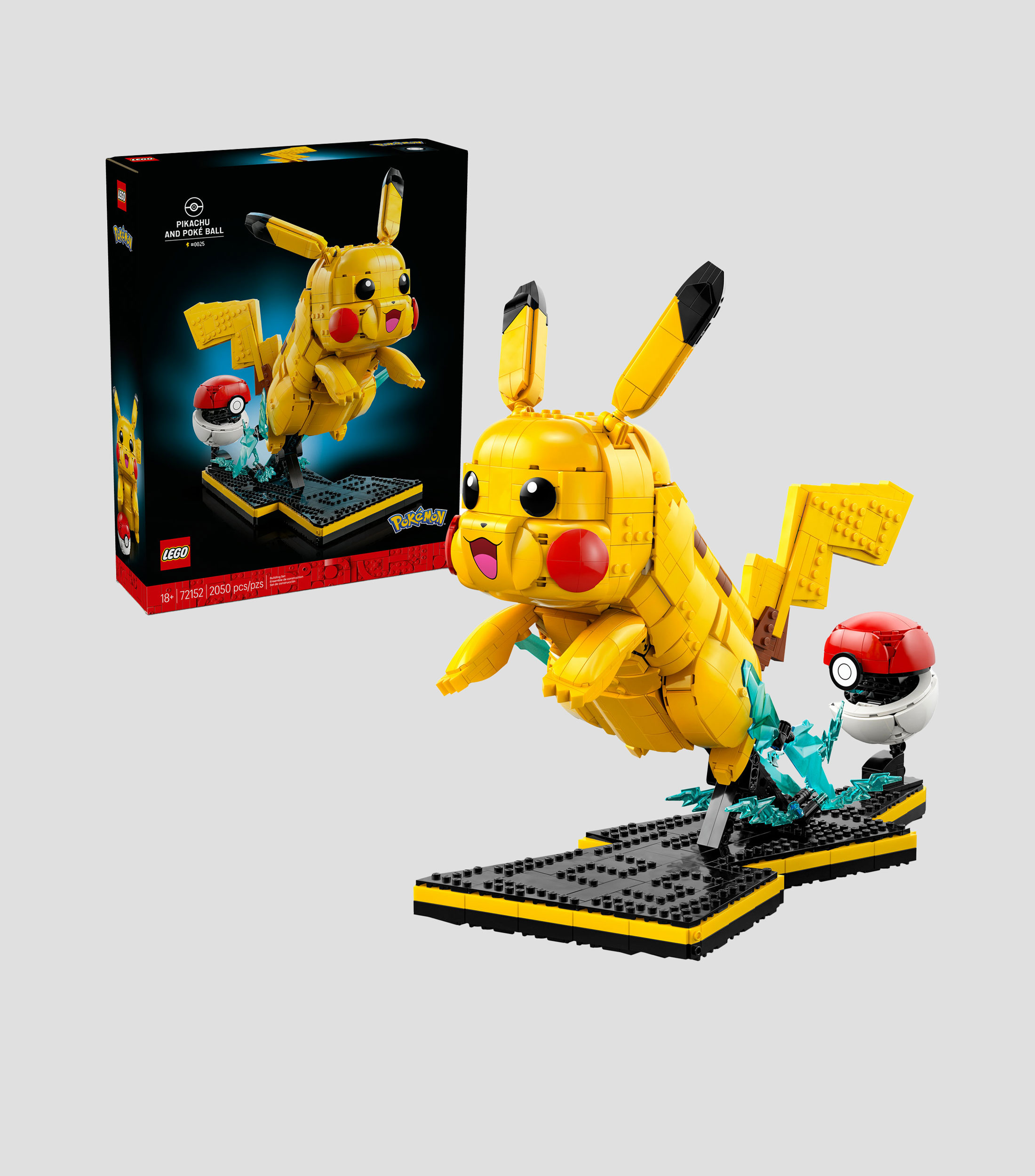 Lego Pokémon, Pikachu y Pokébola
