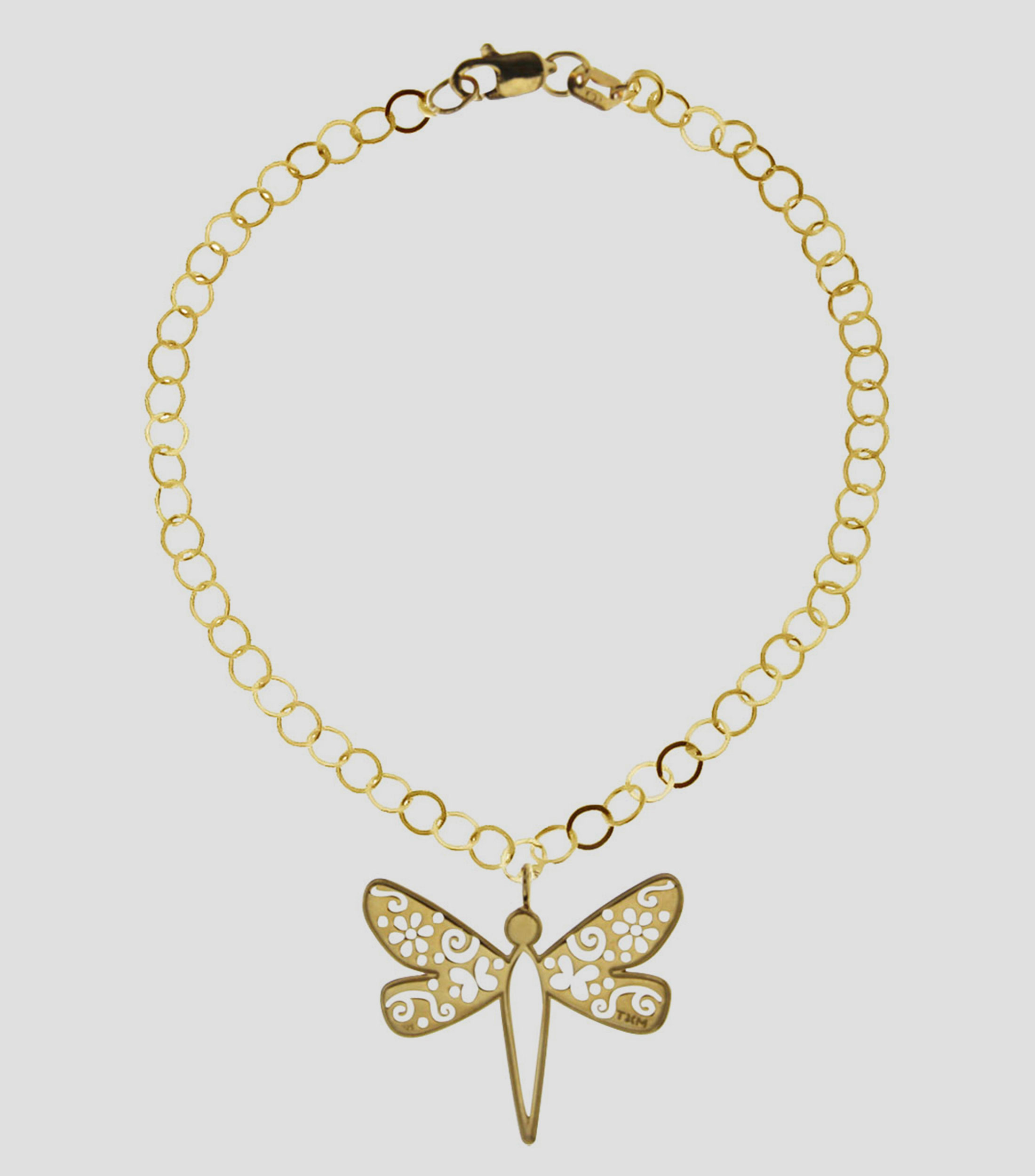 Pulsera Libélula Dorada Mujer