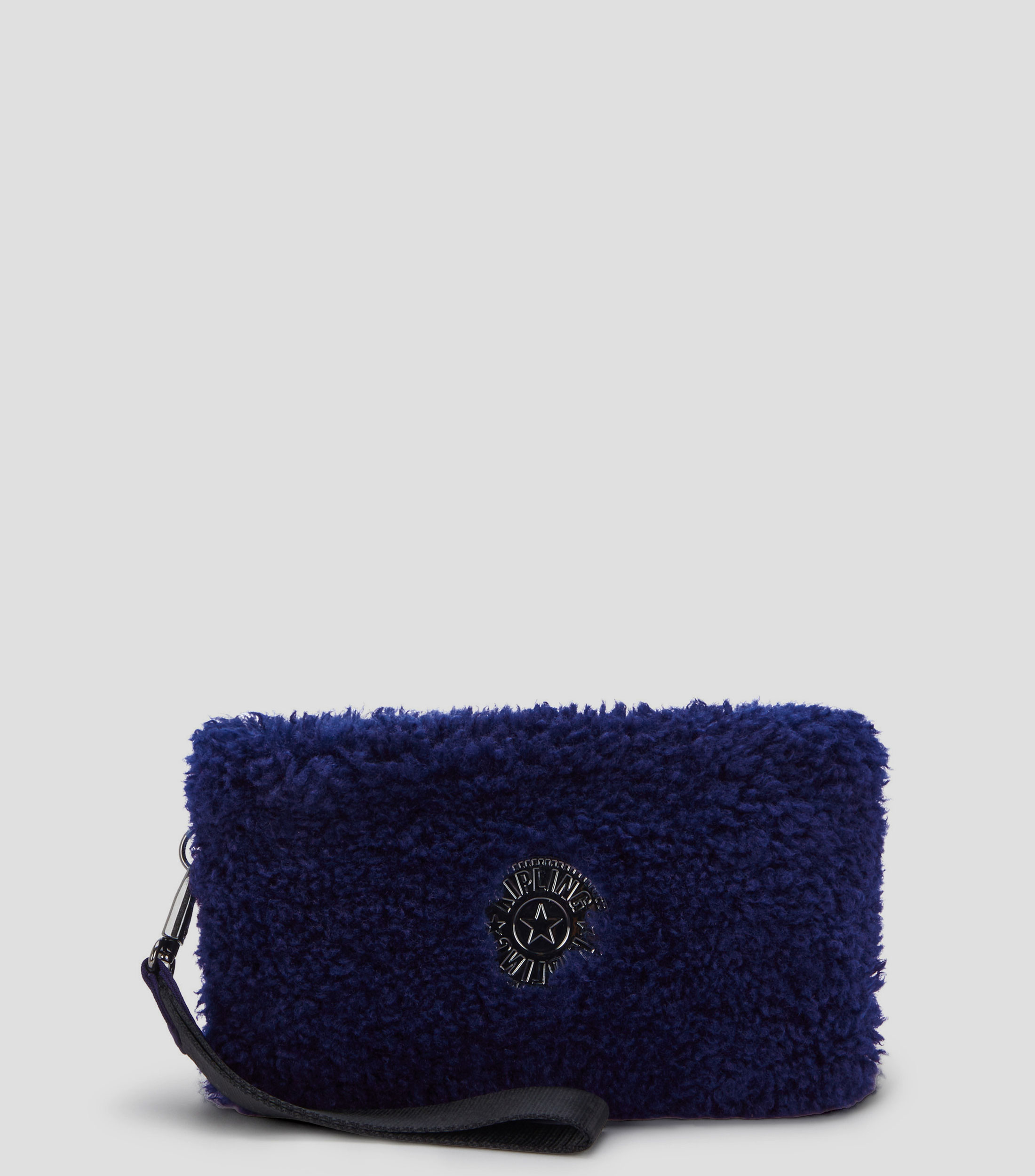 Bolsa wristlet azul Fuzzy Night Anuli de diseño fantasía Mujer