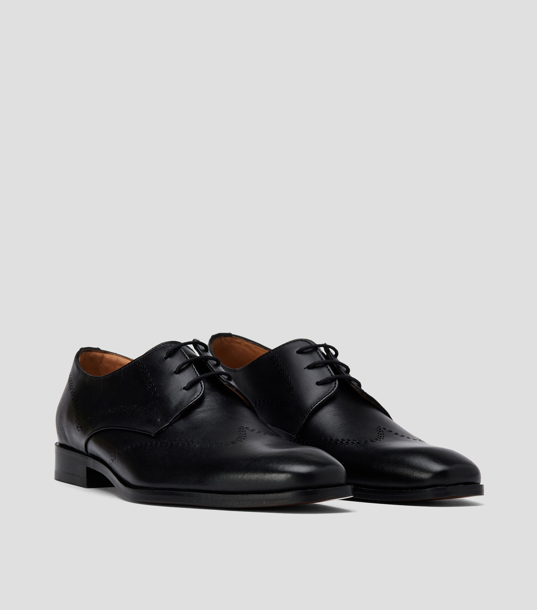Zapatos Casuales Derby en piel Loira Hombre