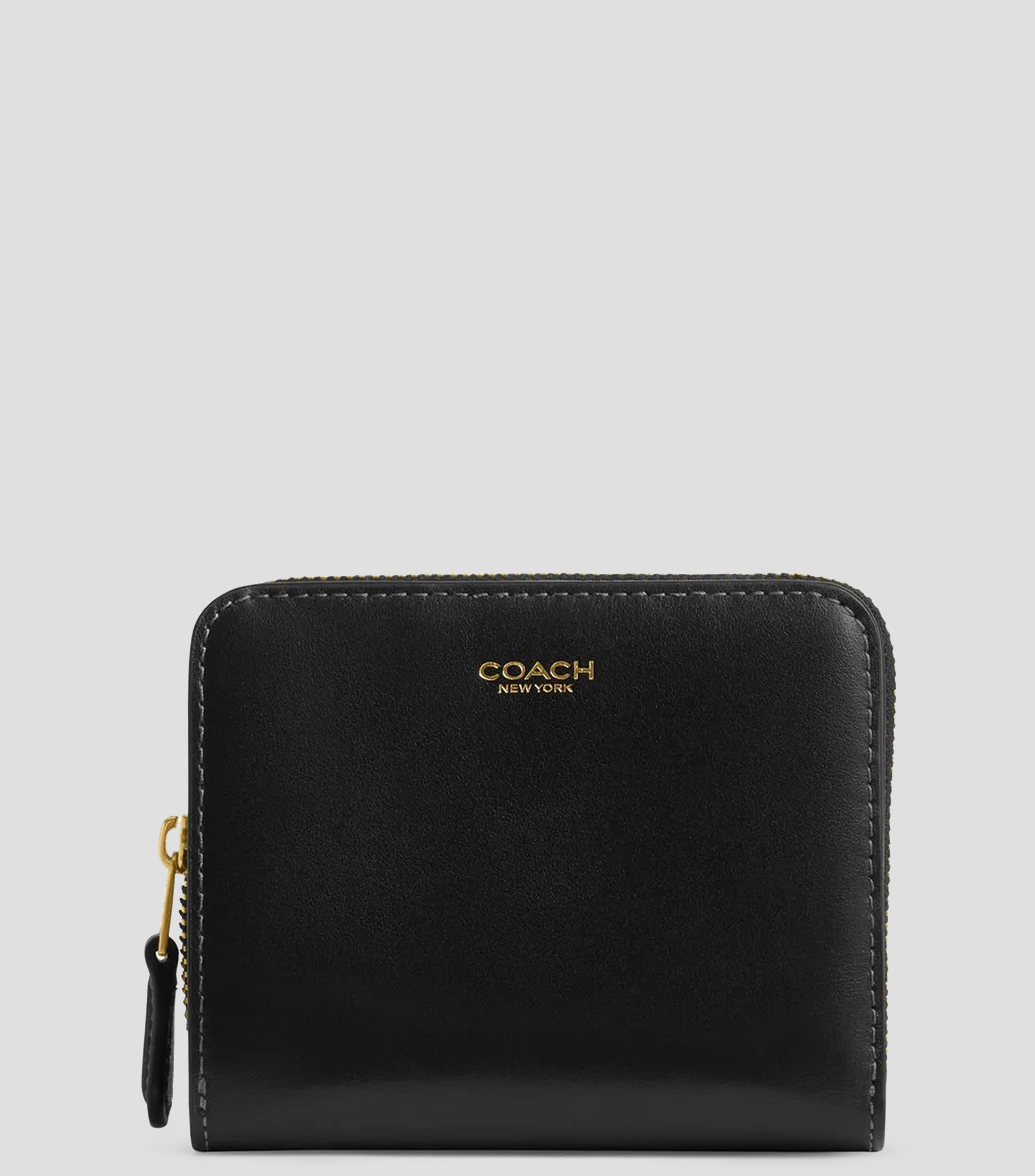 Cartera en piel vacuna lisa Mujer