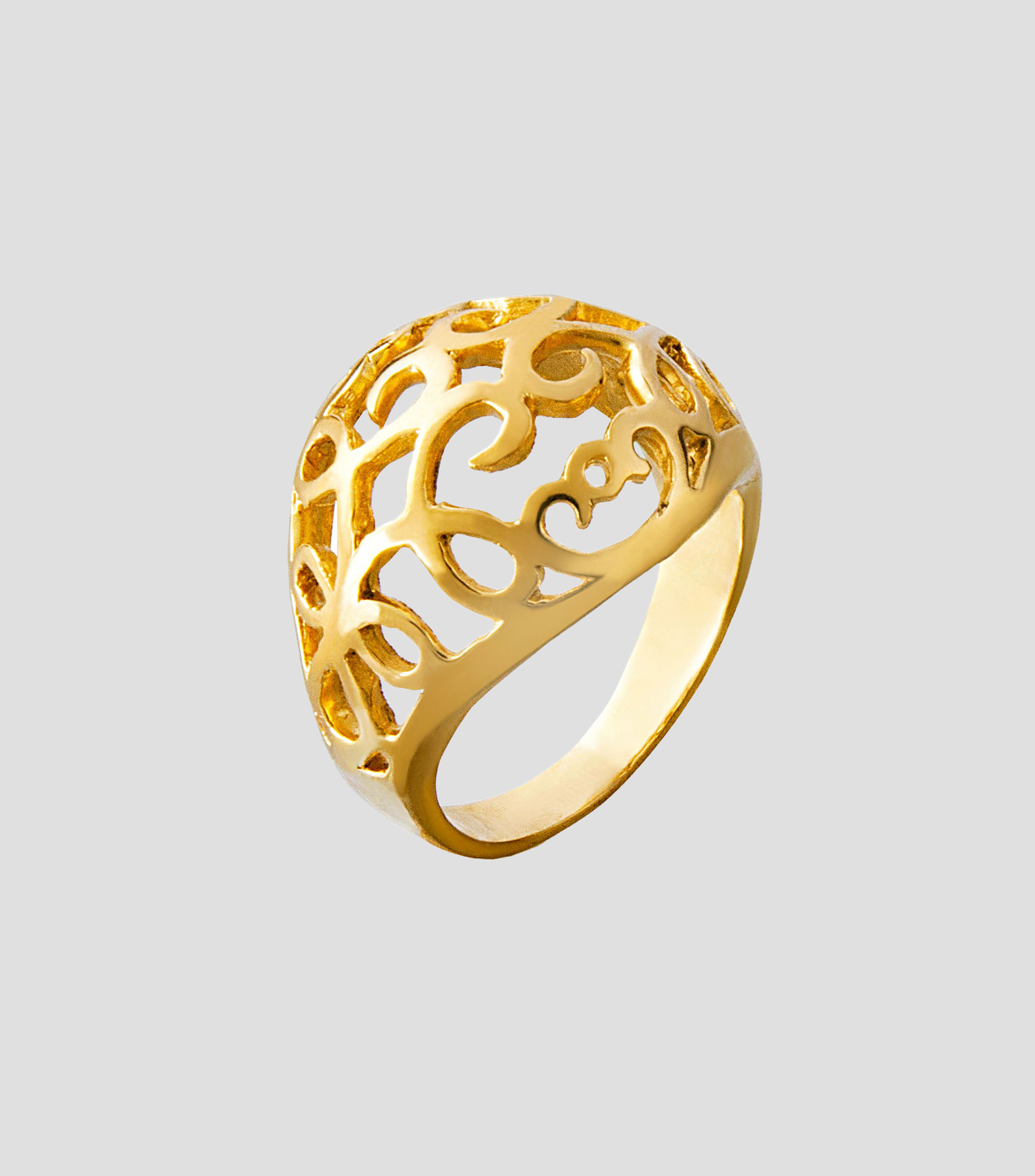 Anillo en plata .925 Cabuchón Símbolo Real Mujer