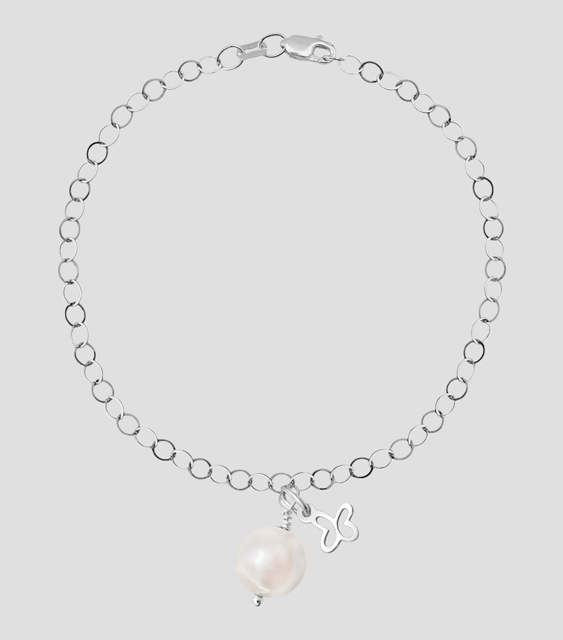 Pulsera en Plata .925 Mariposa Mujer