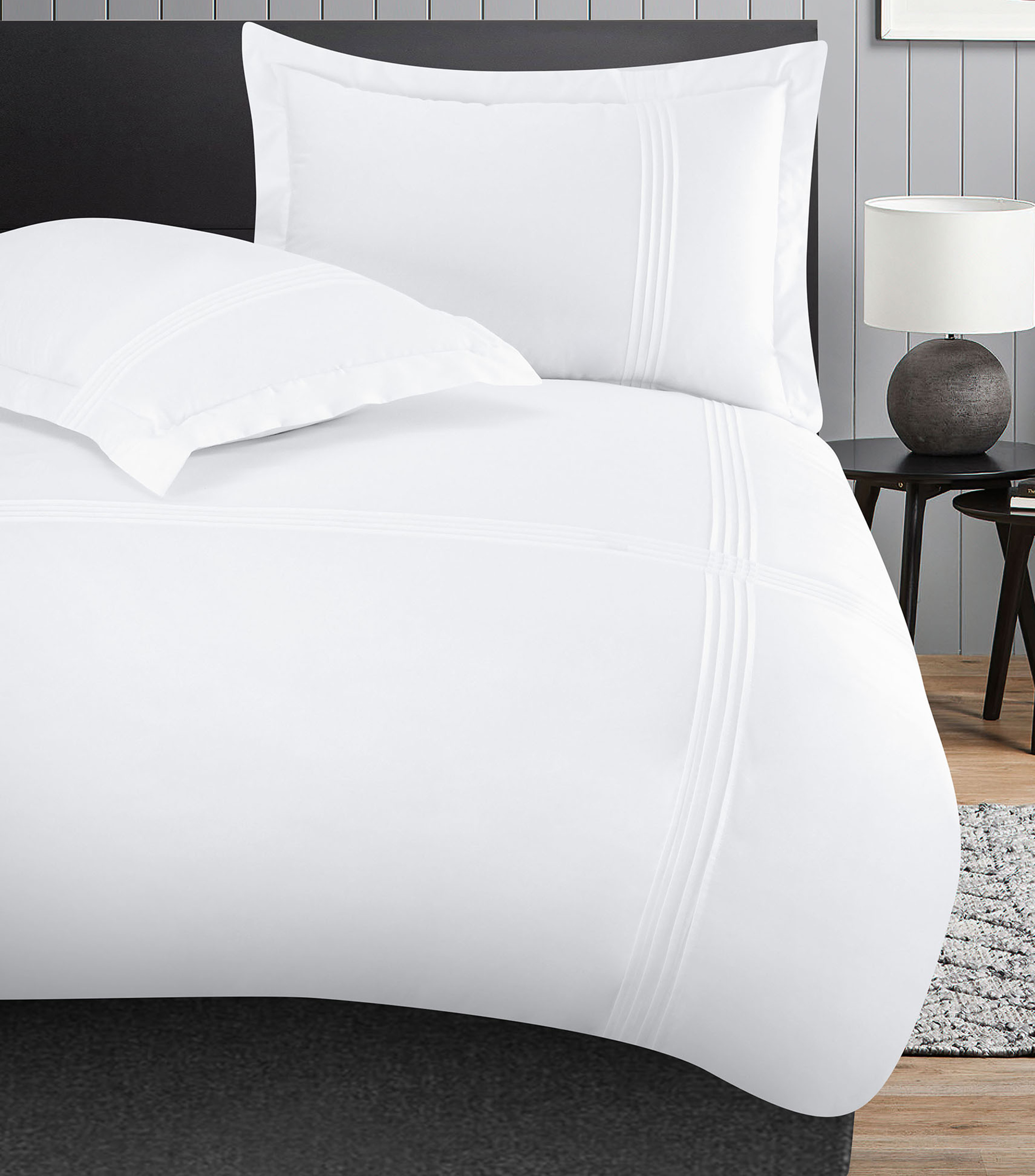 Set de Funda para Duvet Matrimonial Tarento Blanco