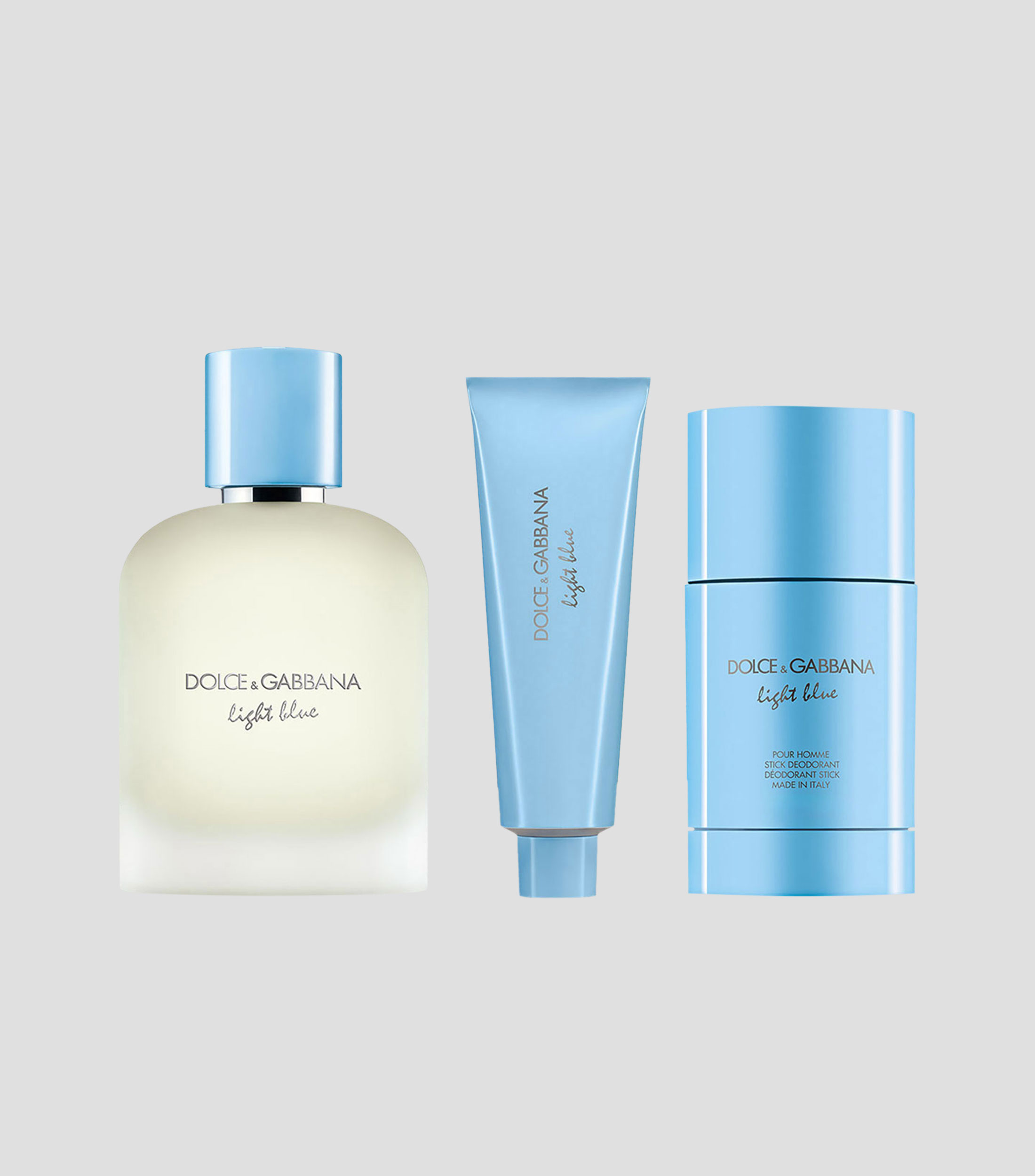 Set Light Blue Pour Homme Hombre