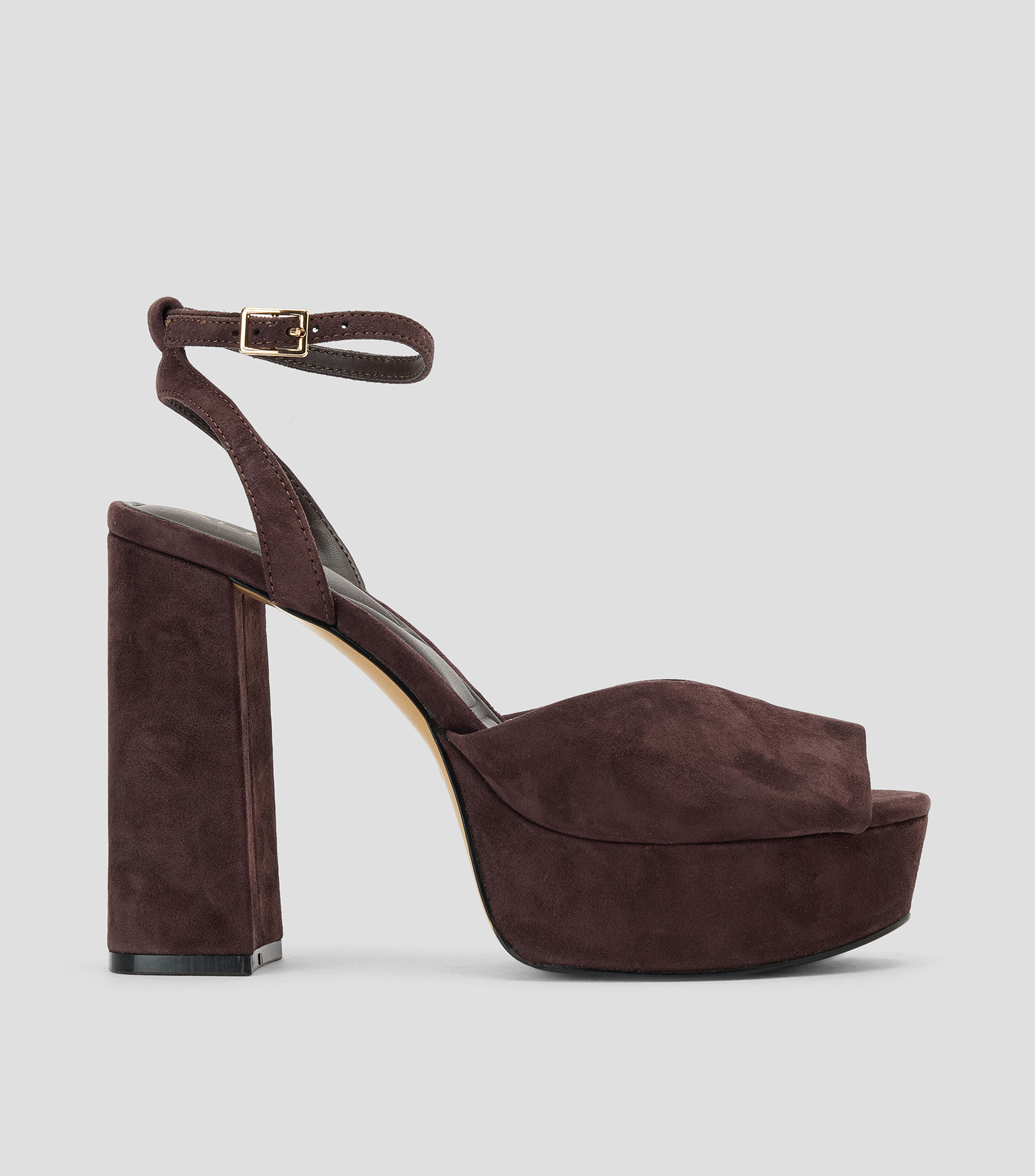 Sandalias con tacón alto de media luna Monnae Mujer