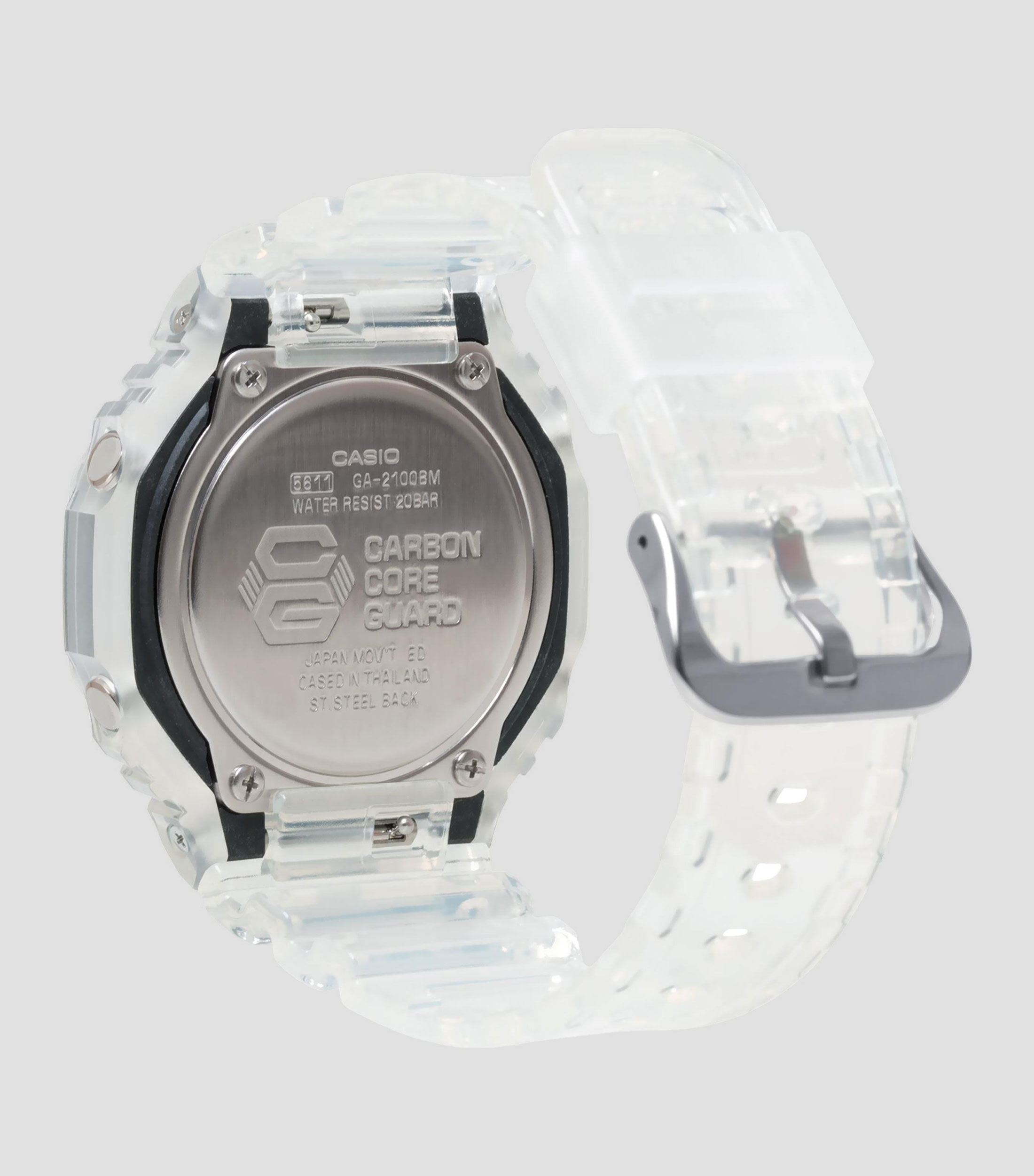 Reloj para Hombre Bright Metallic Deportivo Transparente