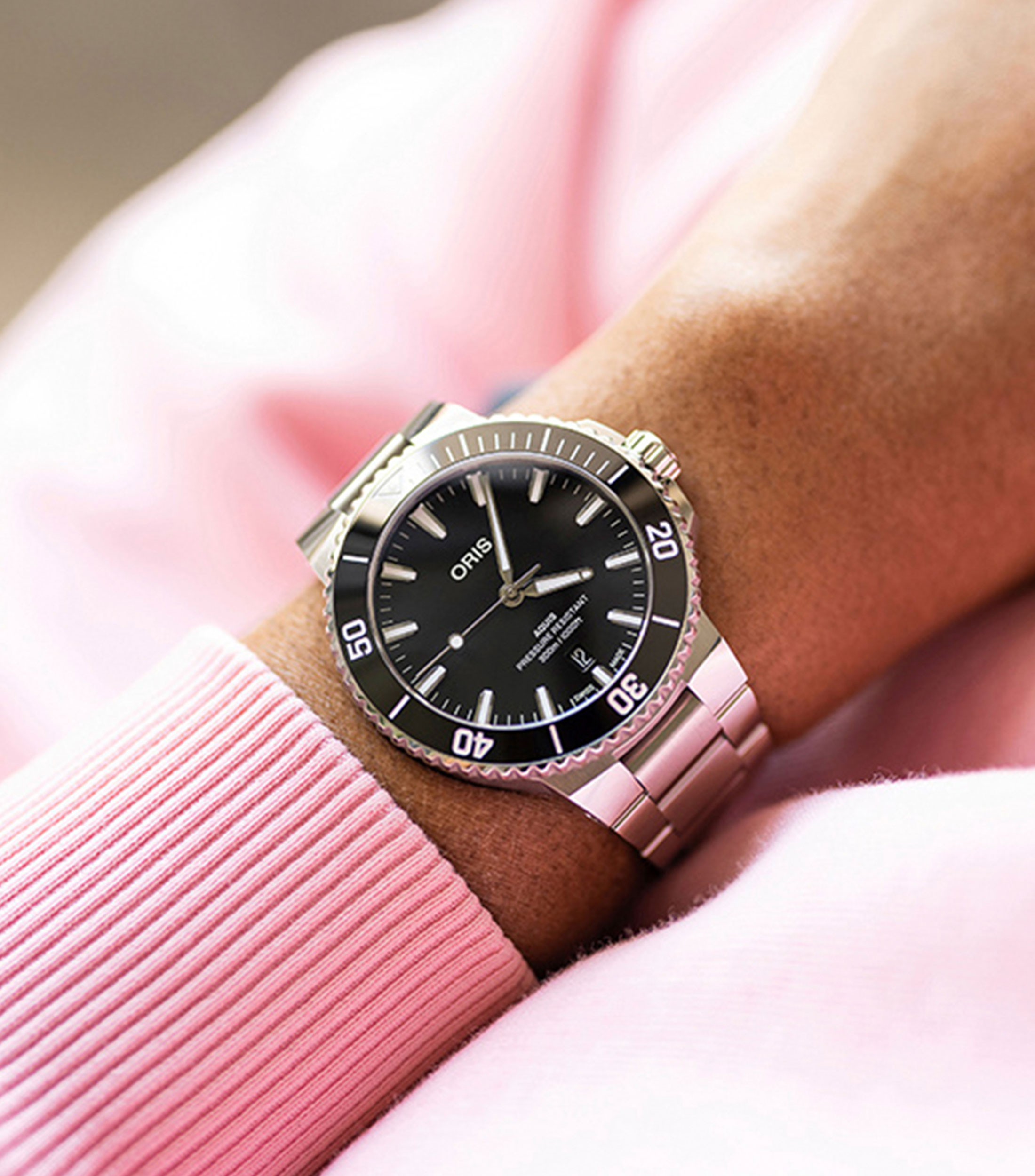 Reloj Unisex Aquis Deportivo Plateado