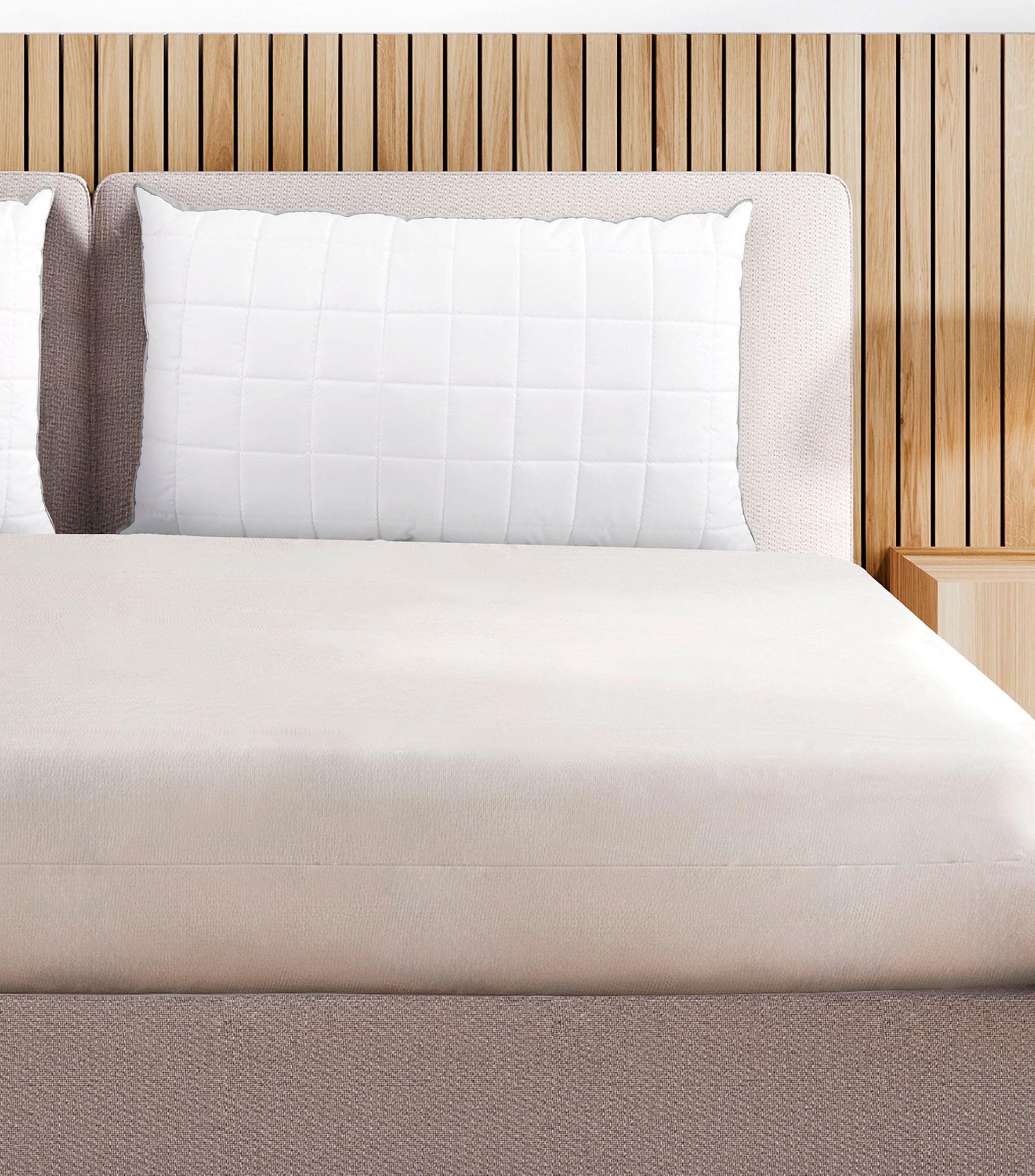 Almohada King Size Down Gel Confort Suave Evolution, Blanca