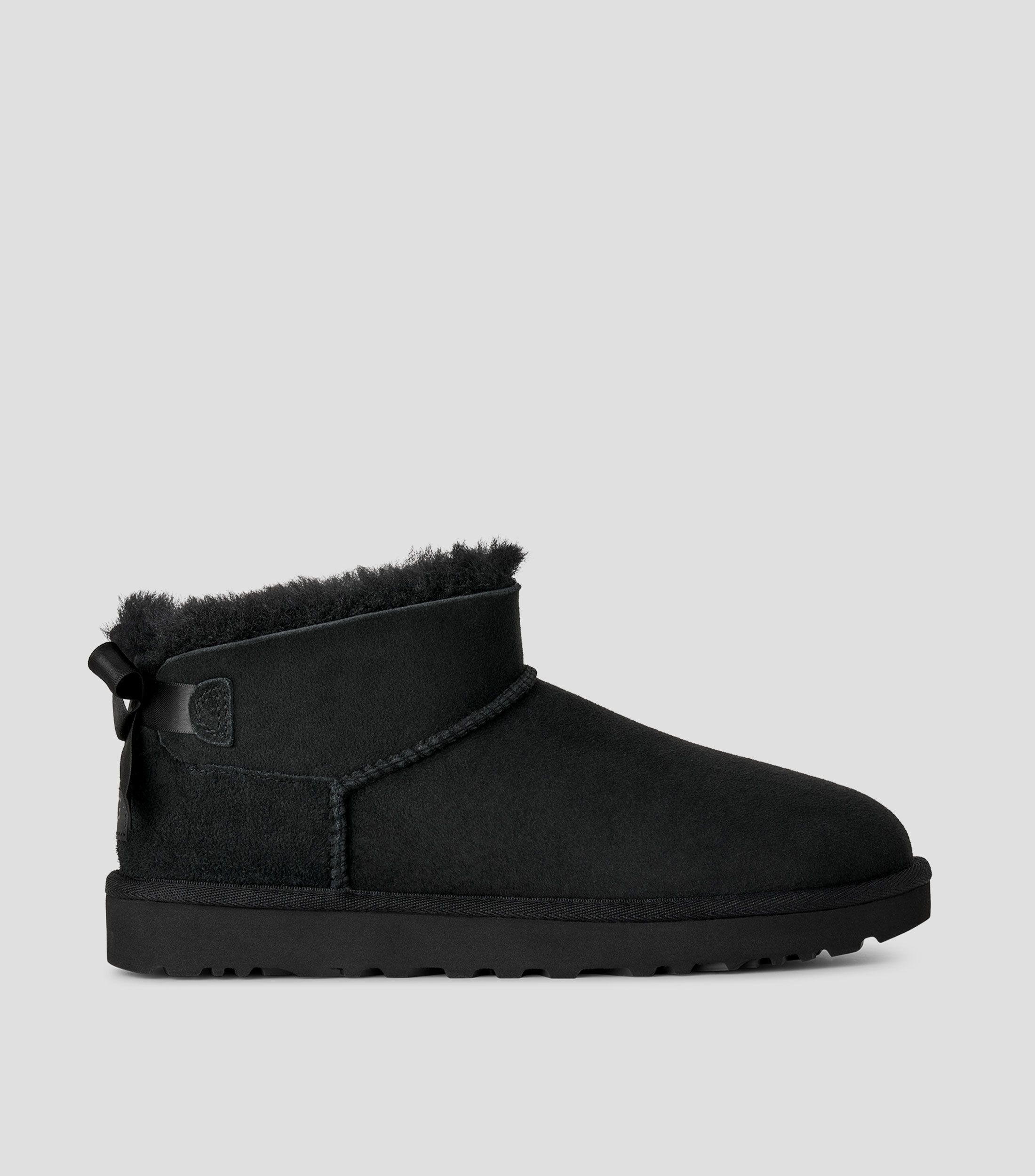 Botines Ultra Mini Bailey Bow en gamuza Mujer