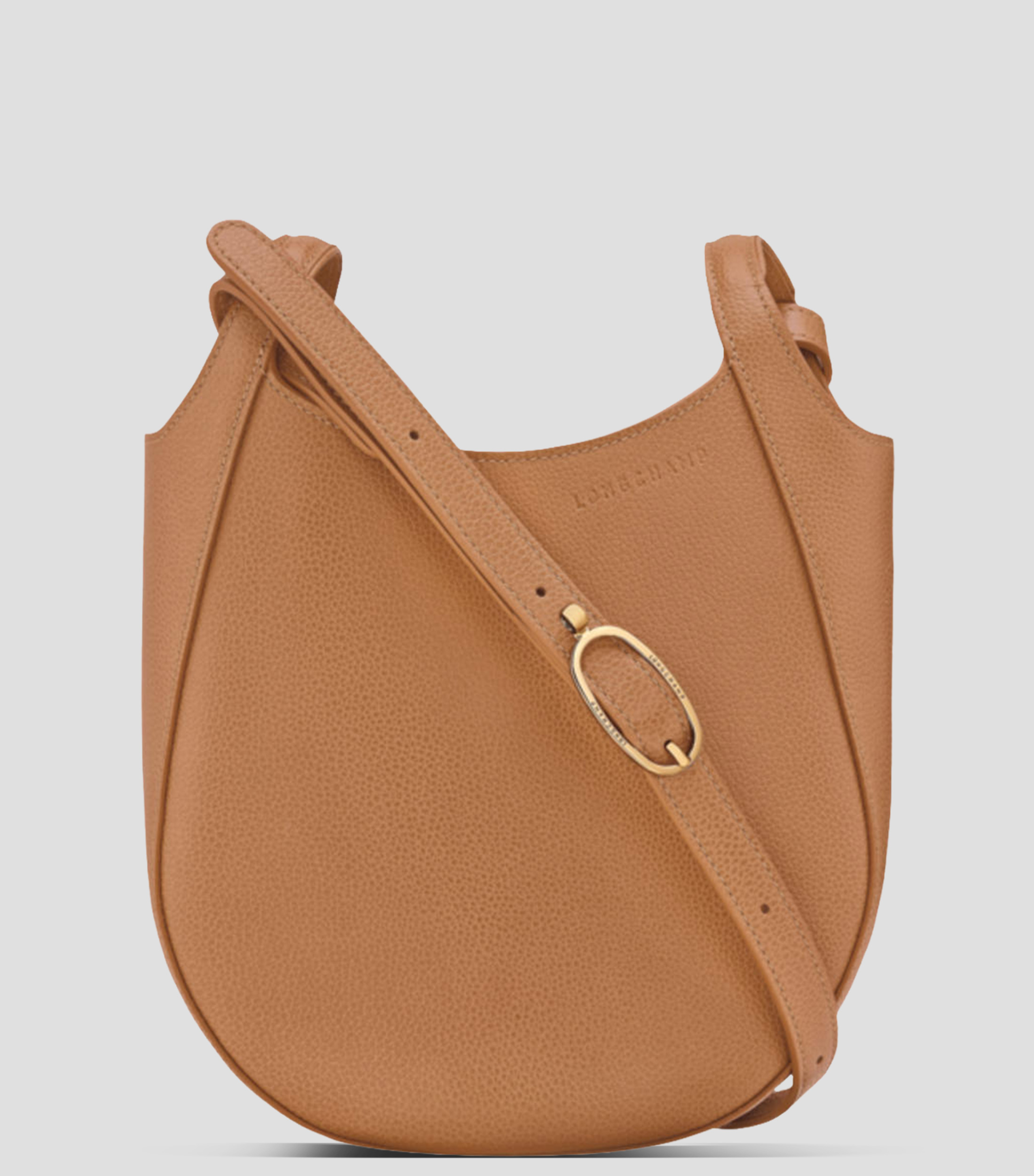 Bolsa crossbody lisa con detalle texturizado Mujer