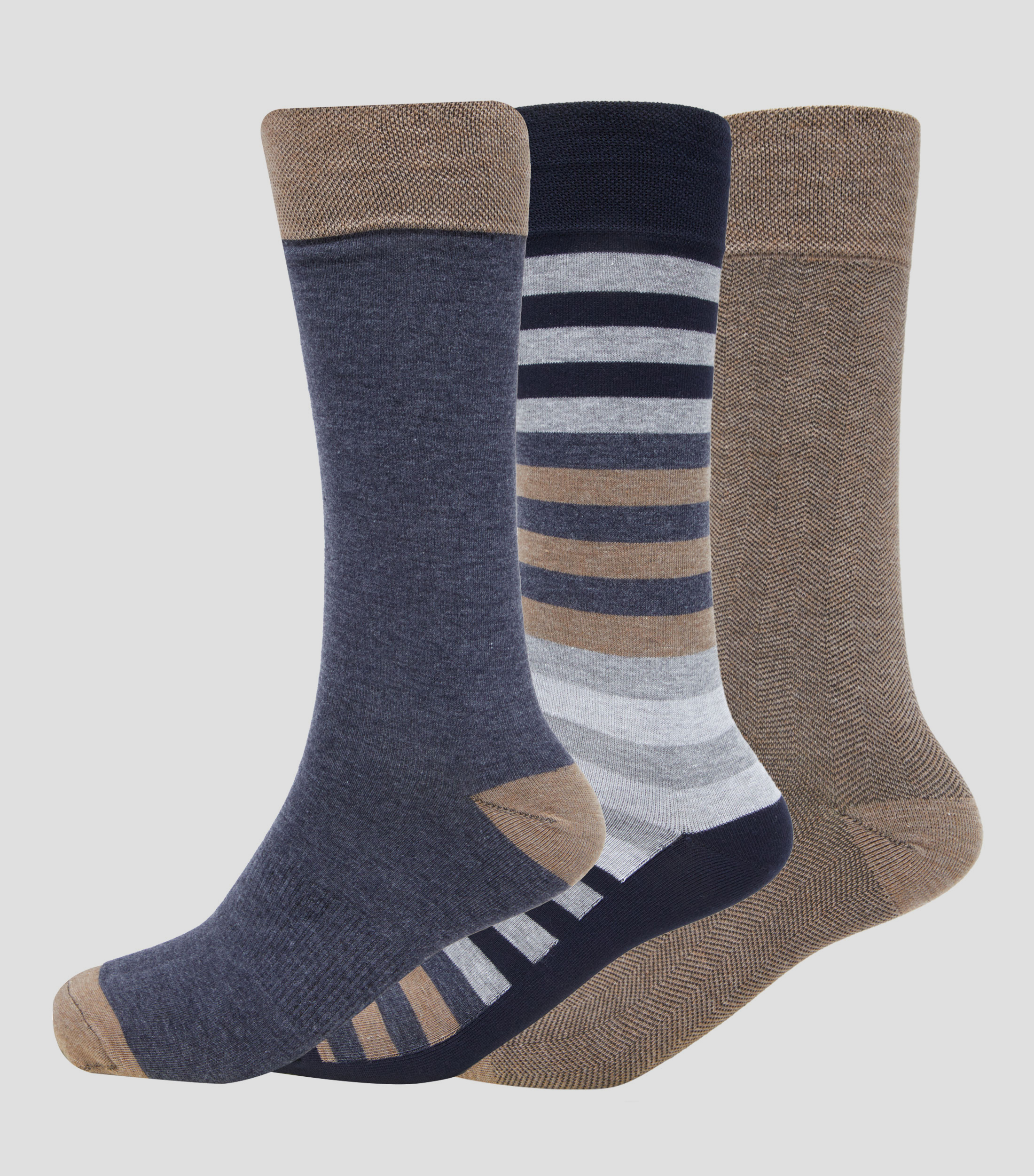 Set 3 calcetines crew Hombre