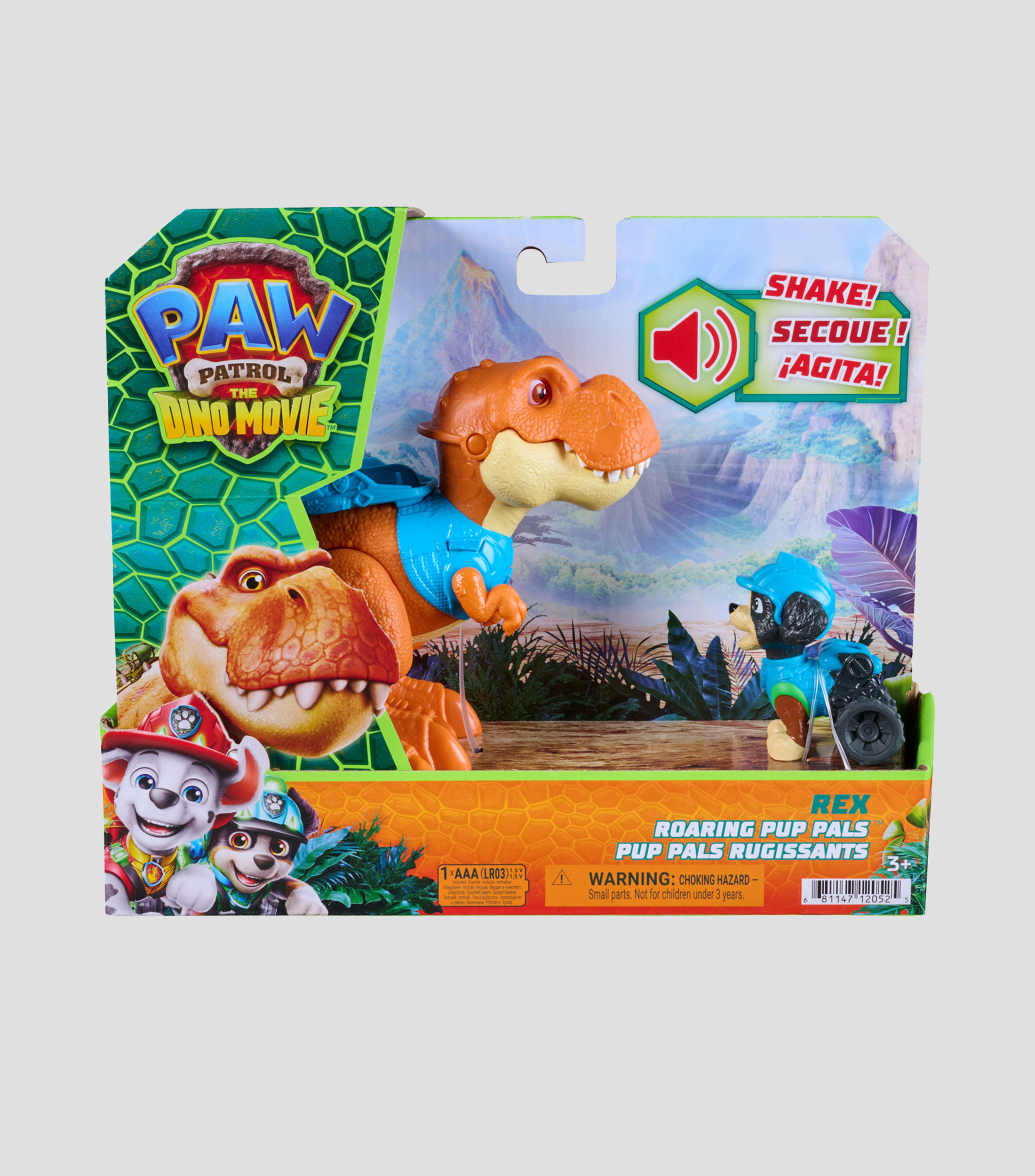 Figura de Acción Paw Patrol Rugido Dino y Rex