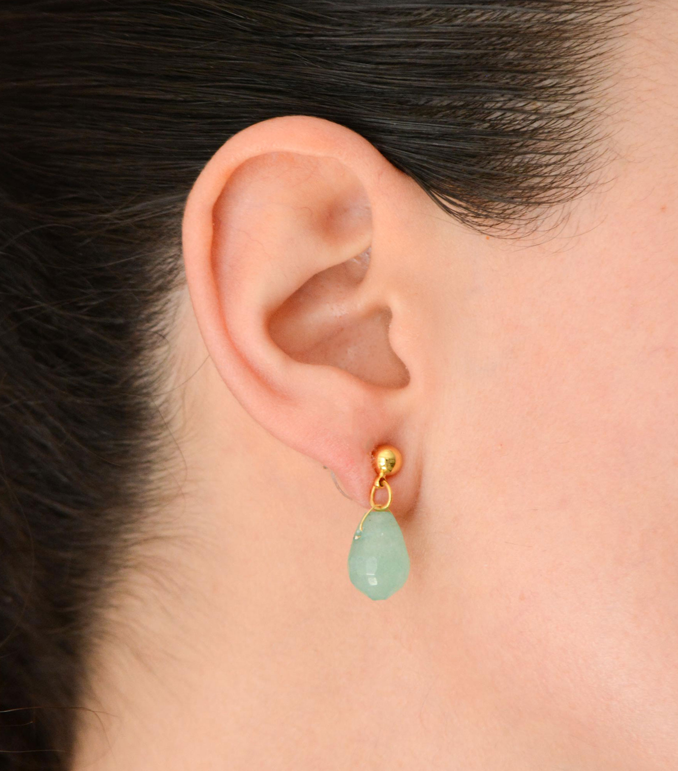 Aretes en Forma de Gota Mujer