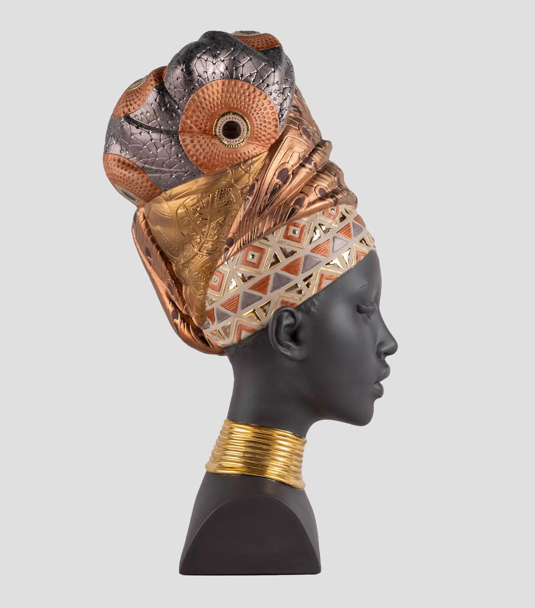 Escultura Alma Africana en porcelana