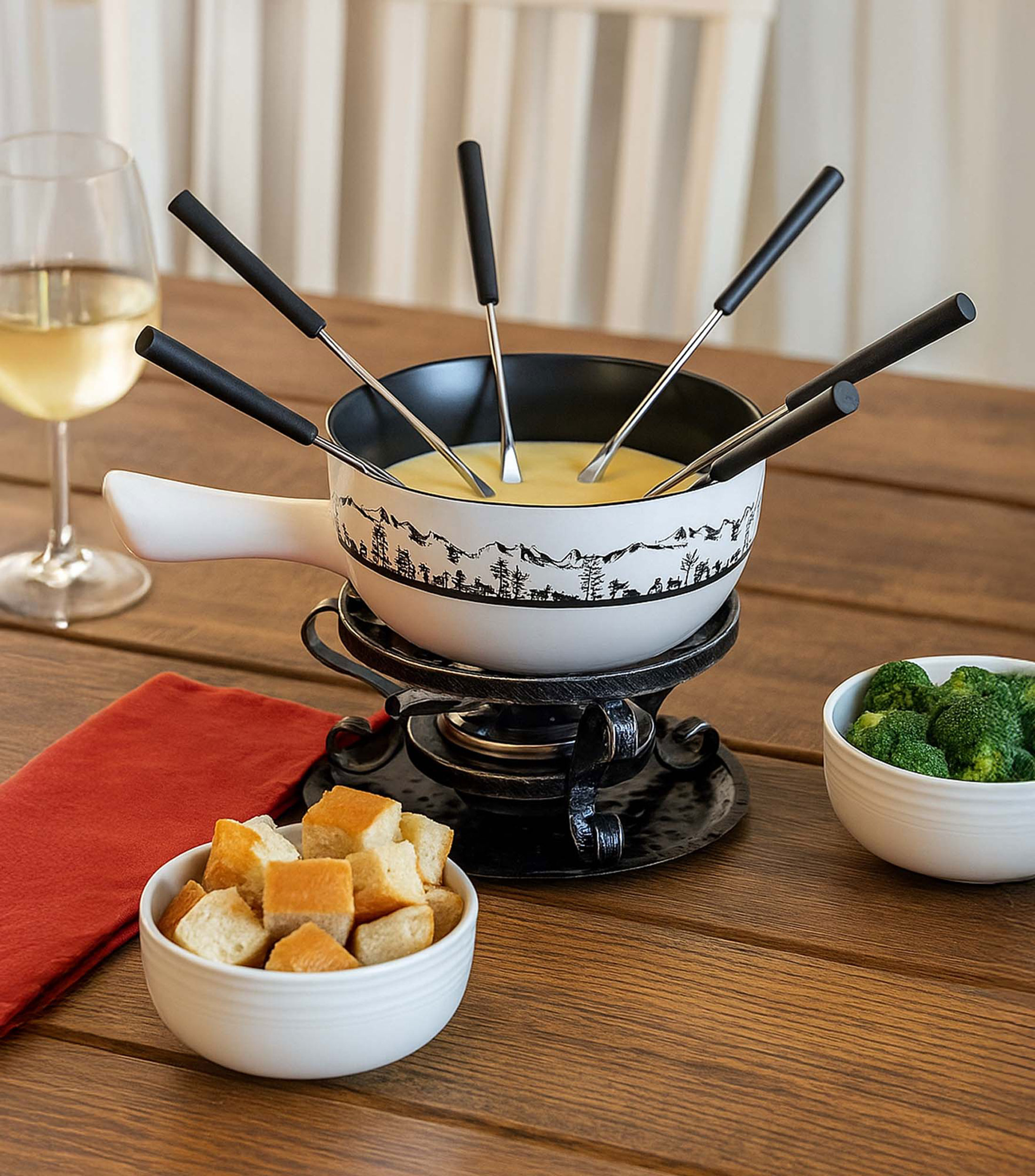 Set 9 Piezas para Fondue
