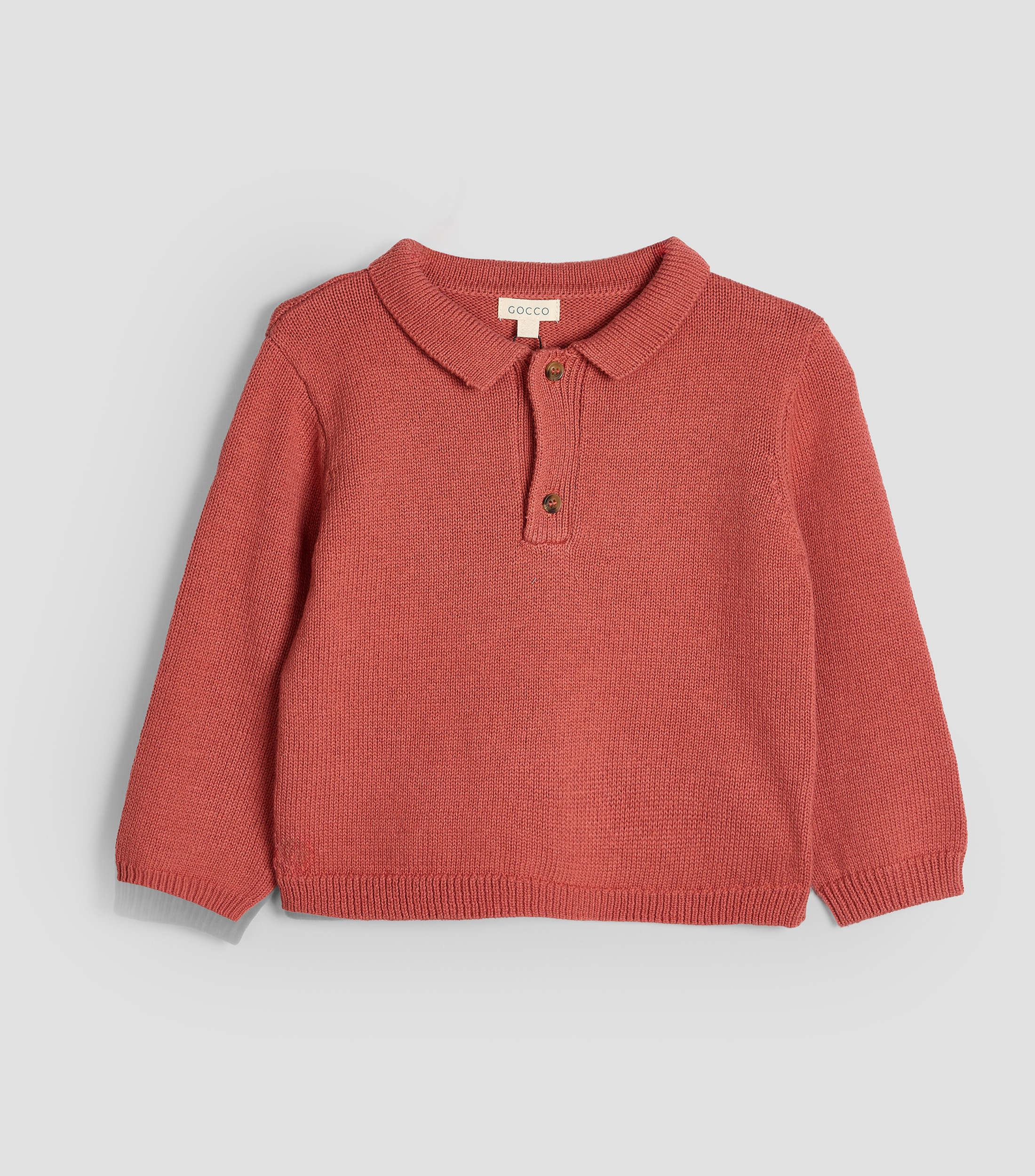 Suéter cuello polo Bebé
