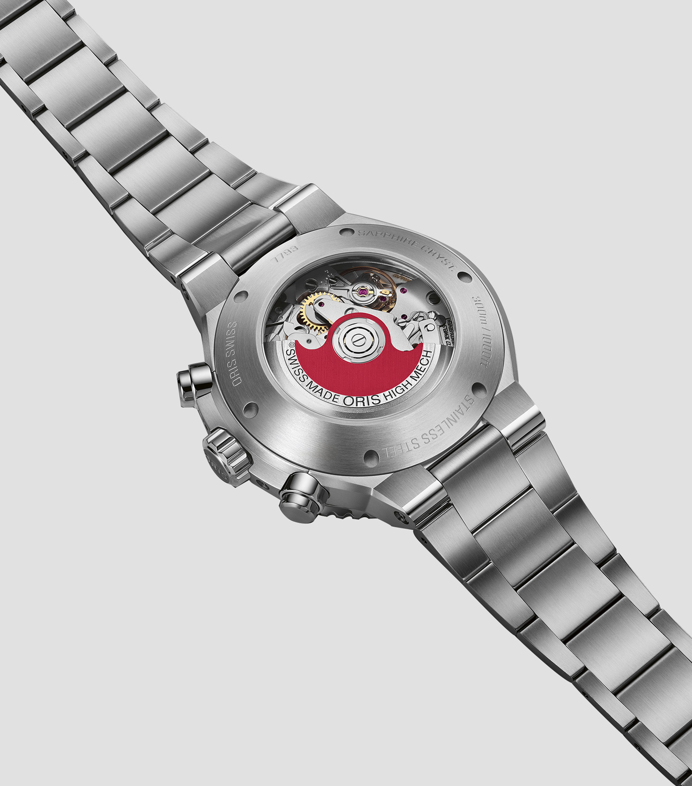 Reloj para Hombre Aquis casual plateado, azul