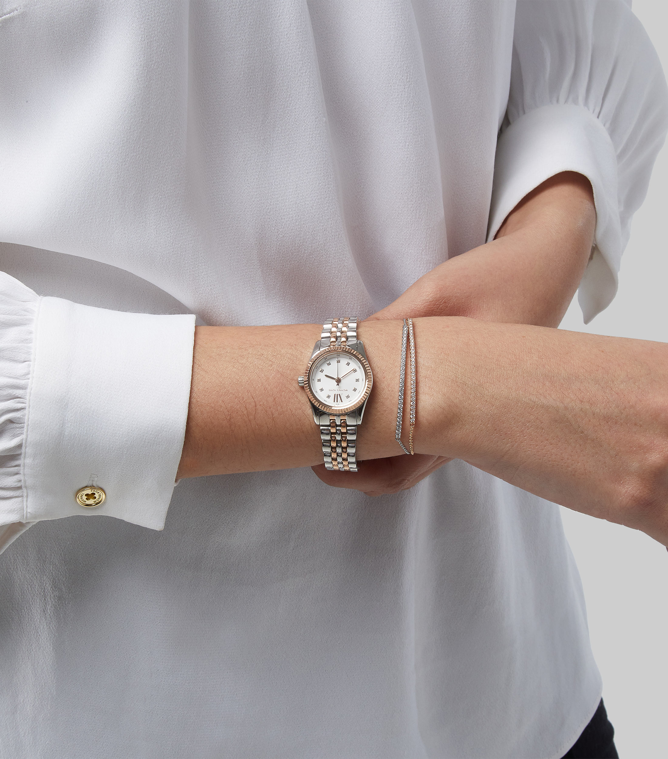 Set de Reloj y Pulsera para Mujer