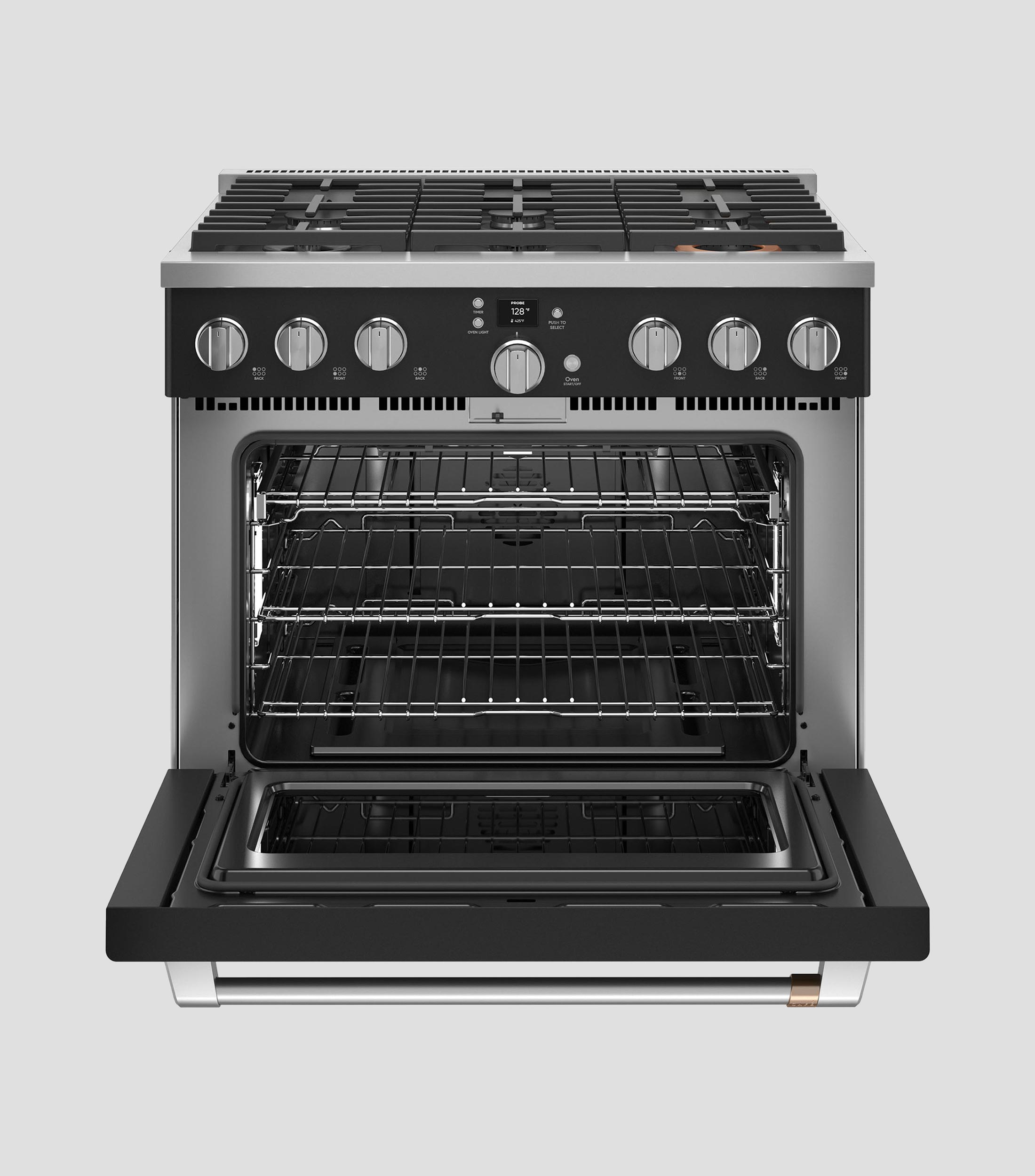 Estufa de Gas LP 36", Negra