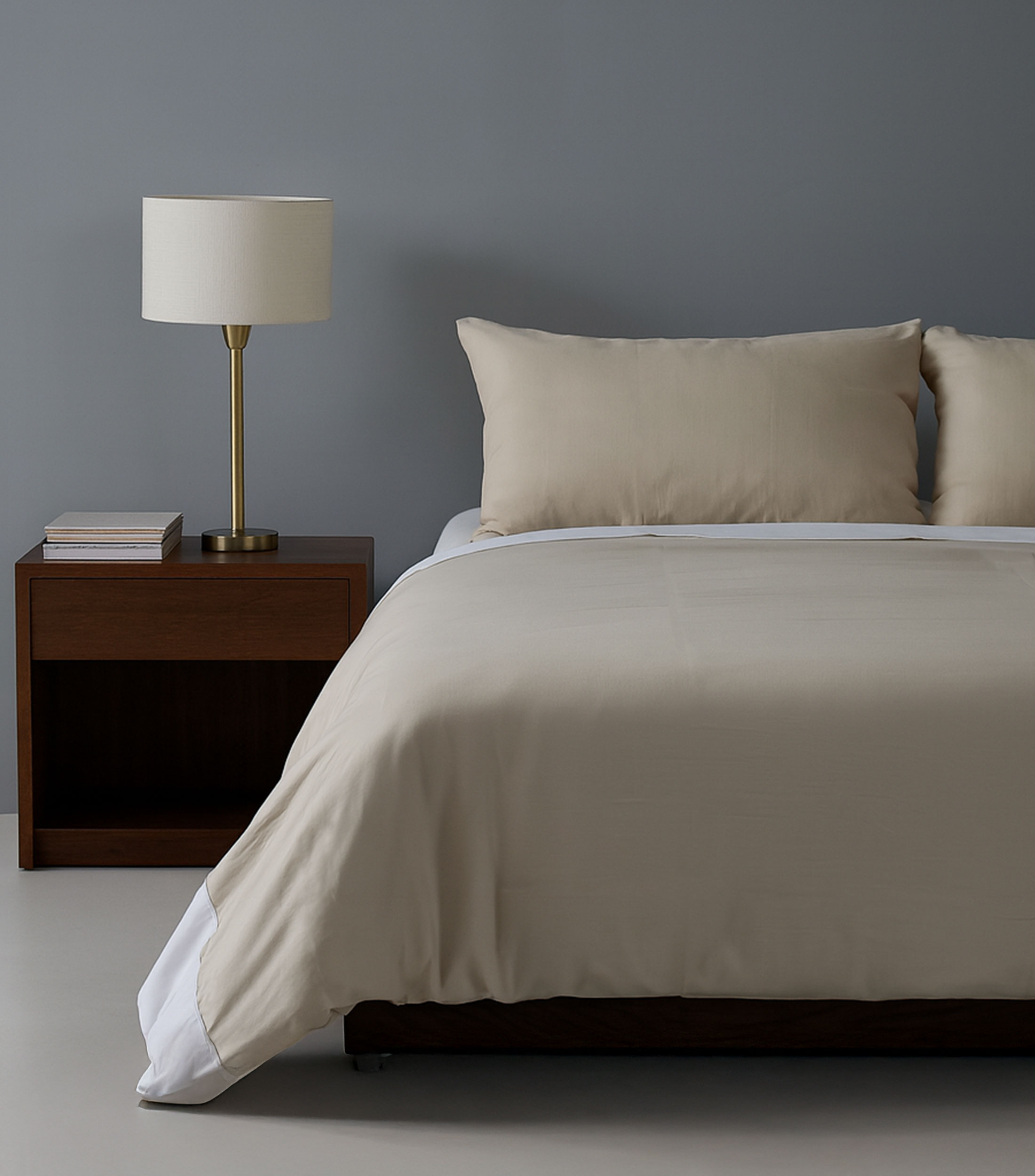Funda para duvet queen size en algodón Flying arena con blanco